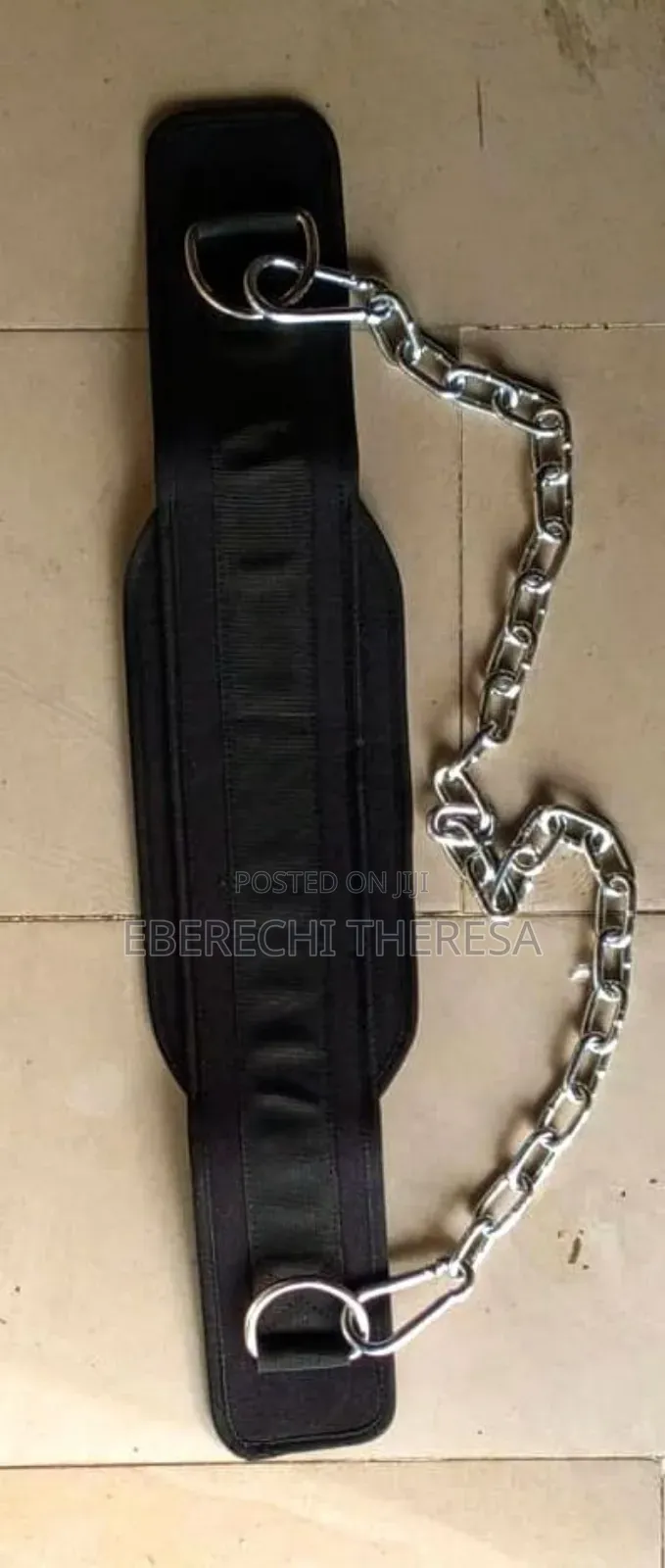 Power Lifting Belt With Chain