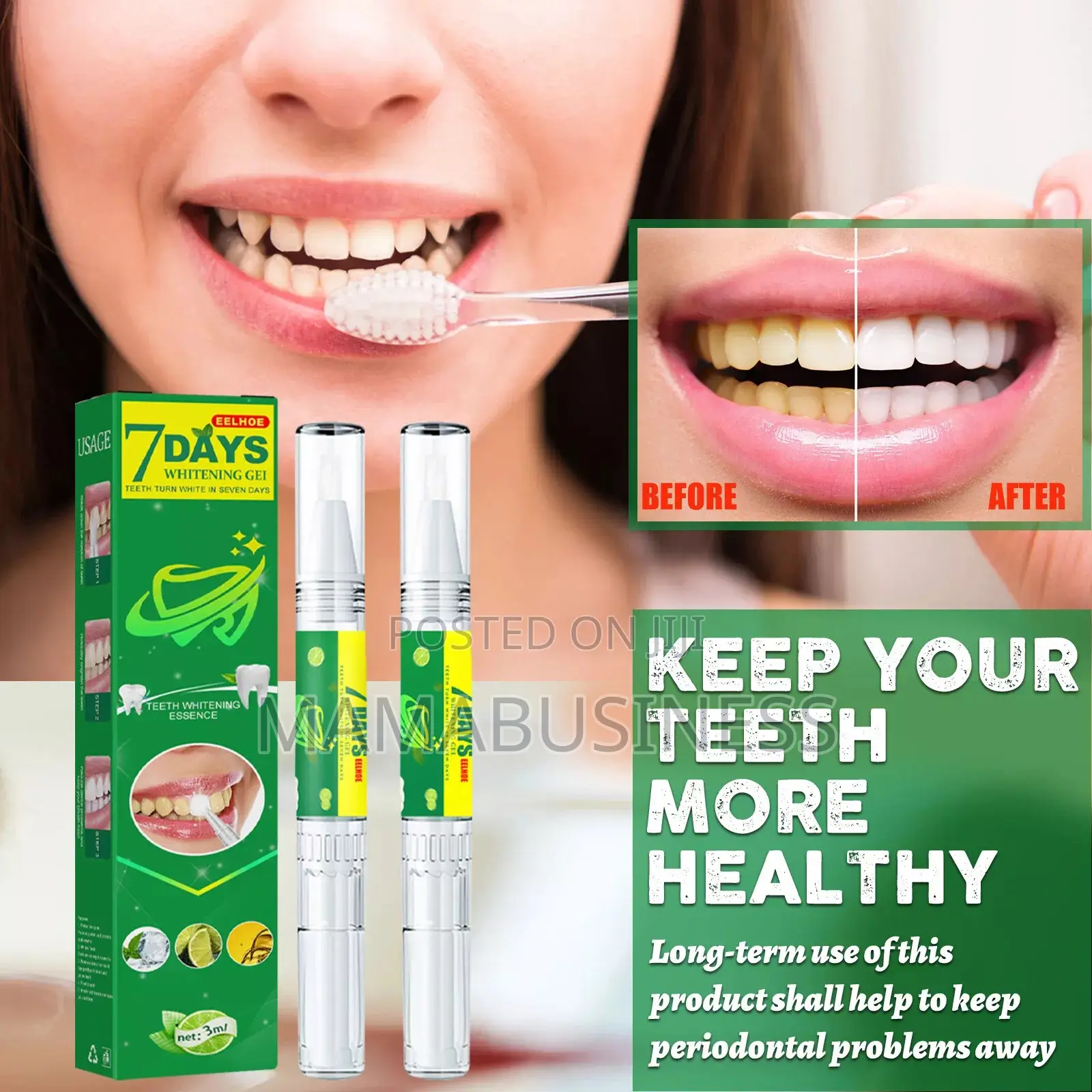 Eelhoe 7days Whitening Gel - 2pc