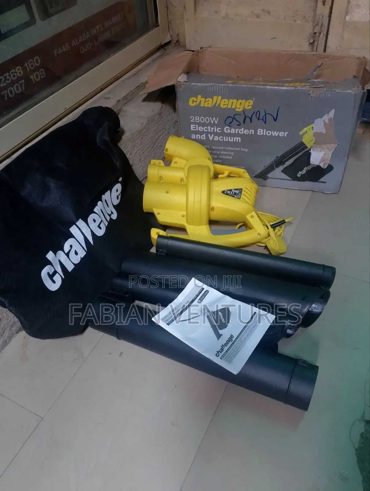 2800W Electric Garden Blower And Vacuum