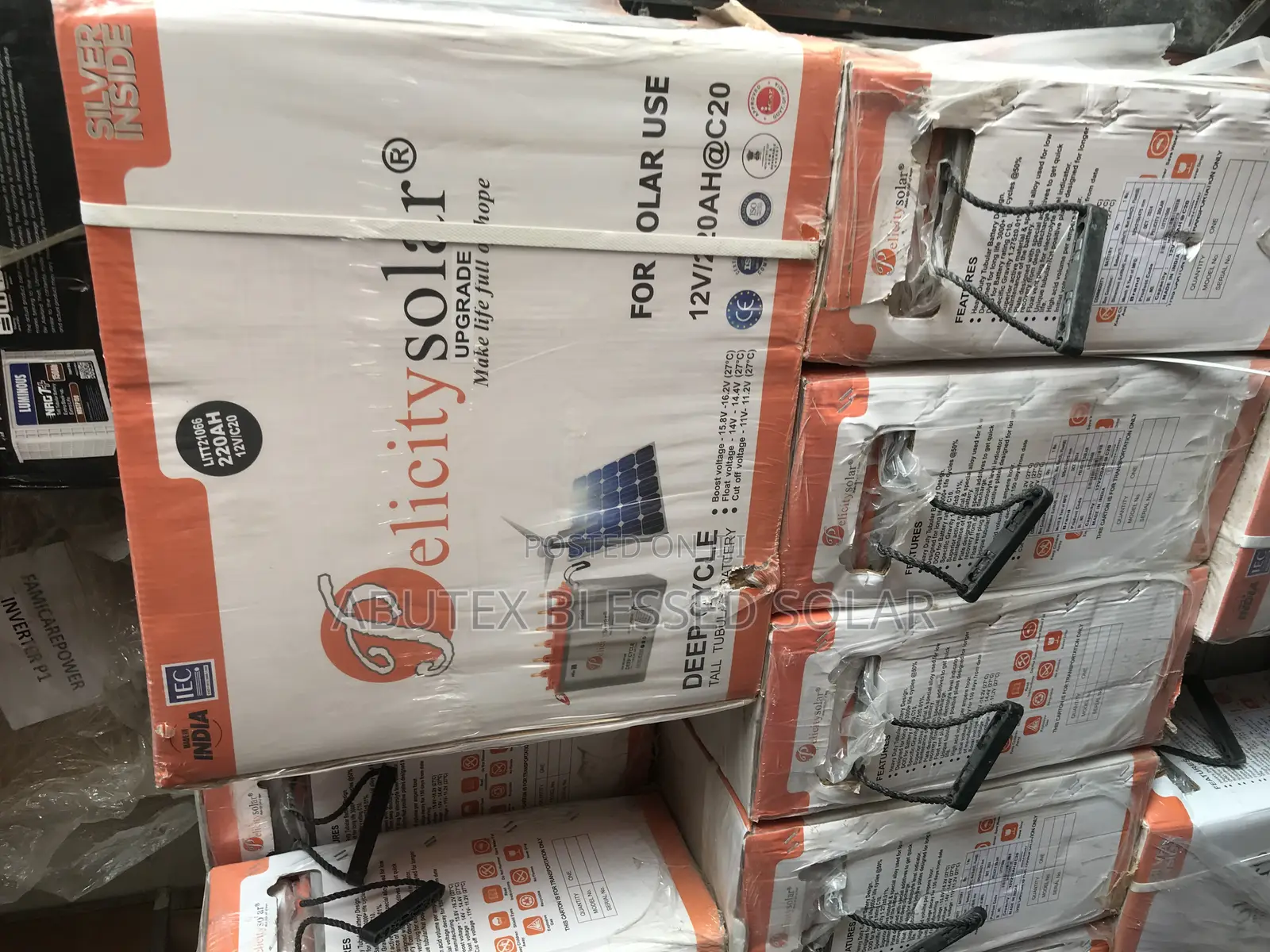 220ah 12v Pelicity Solar Tubular Battery’S Please