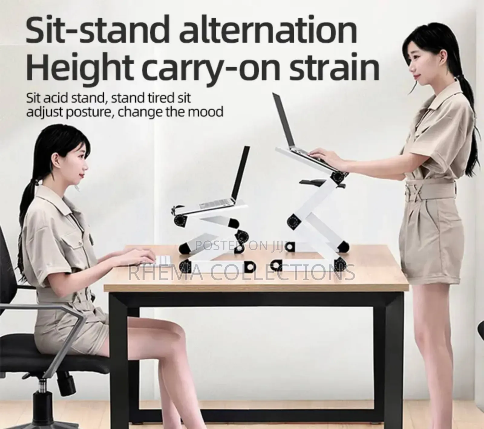 360° Laptop Stand With Mouse Base Cooling Fan