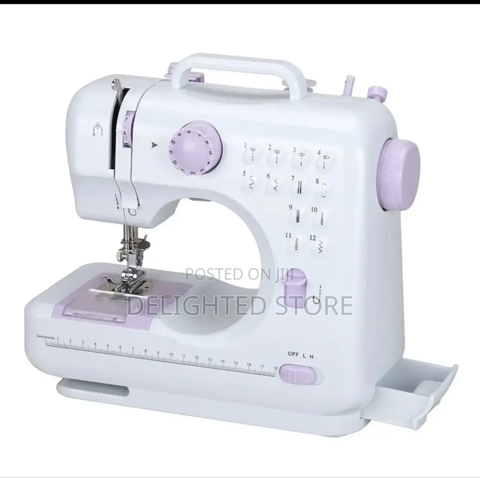 Multifunctional Battery-Operated Electric Sewing Machine