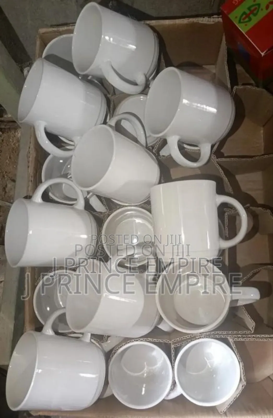 48pcs Coffee Cups/Mugs Cappuccino Cups Simple Plain Ceramic
