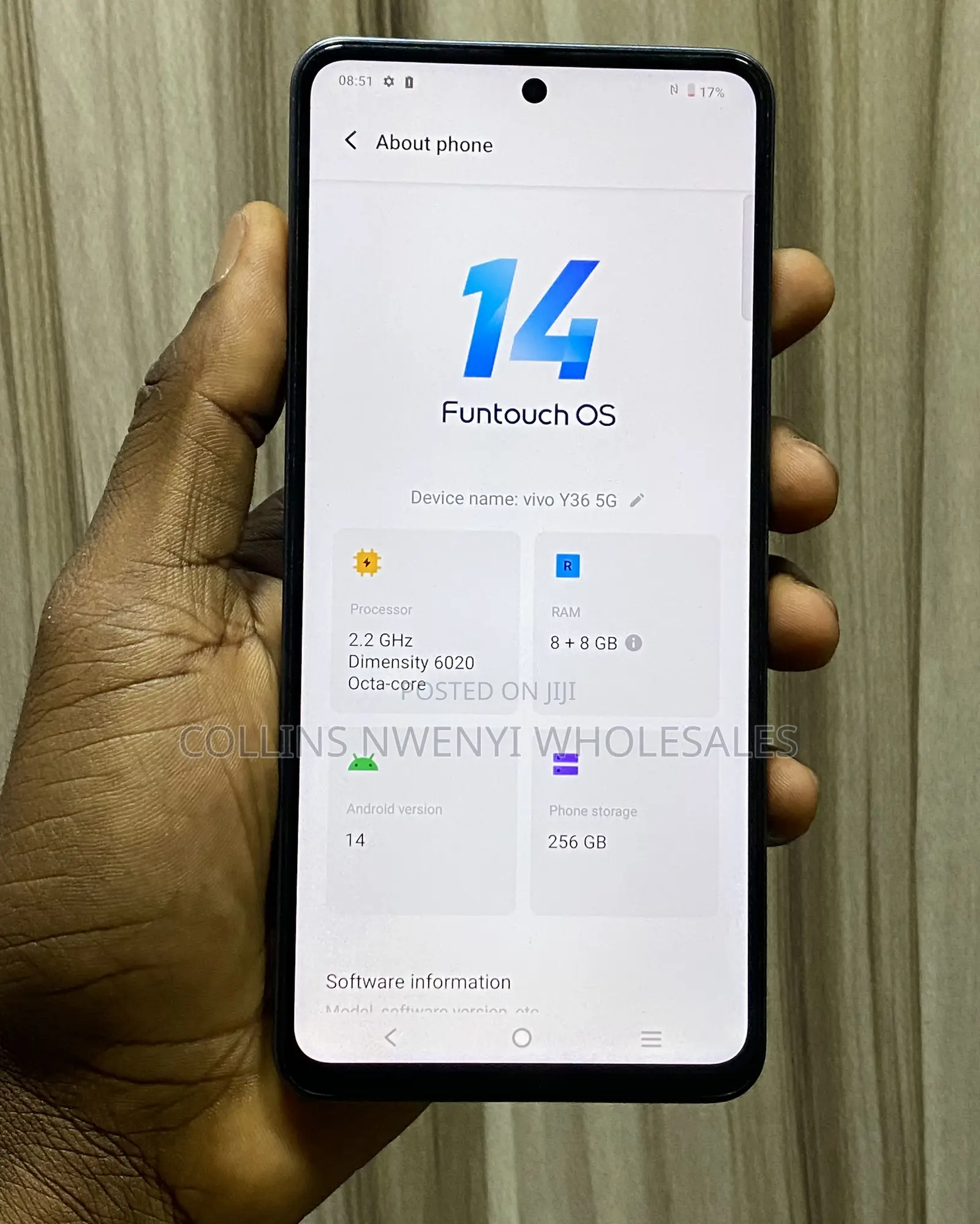 Vivo Y36 5G 256 GB Black