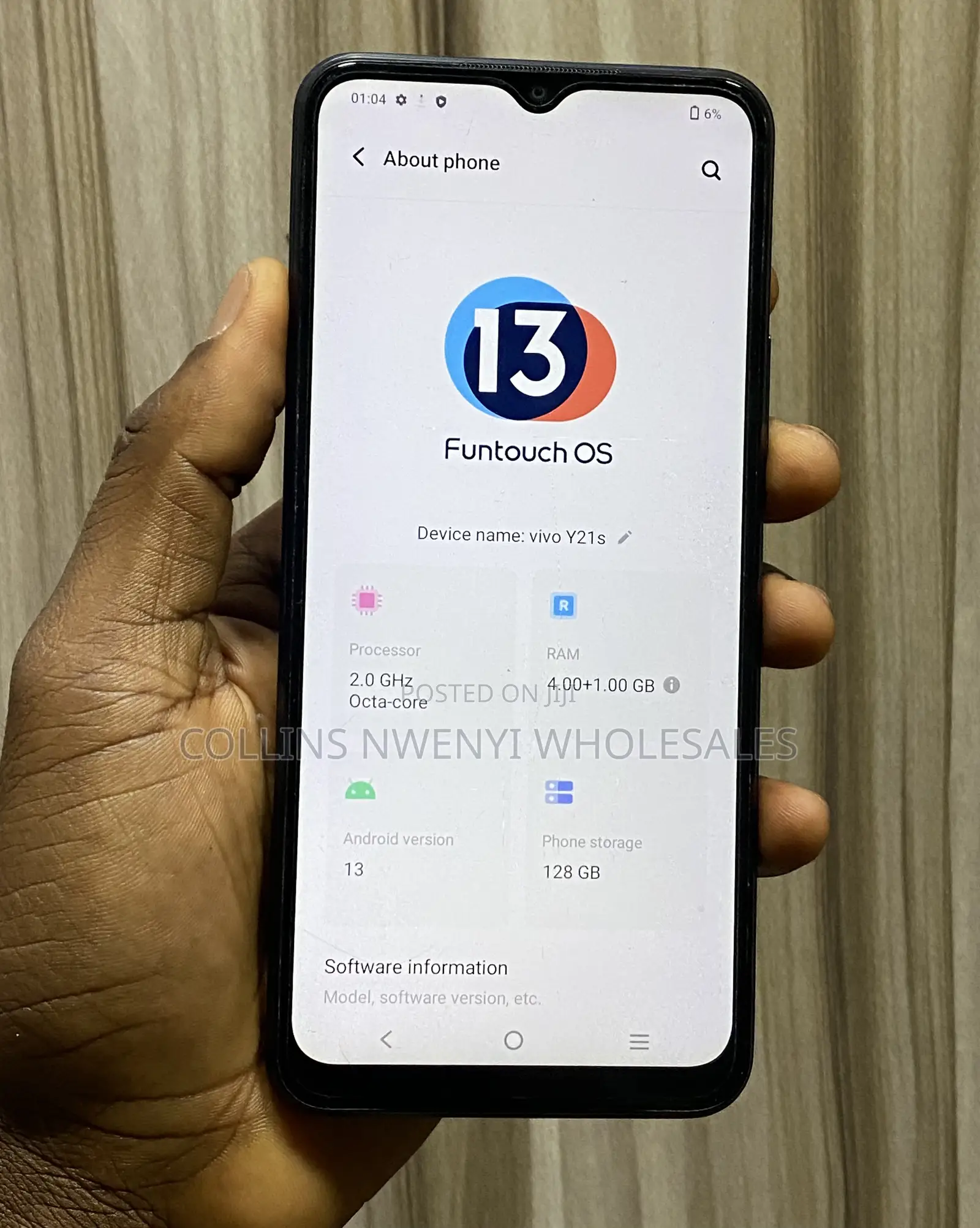 Vivo Y21 128 GB Black