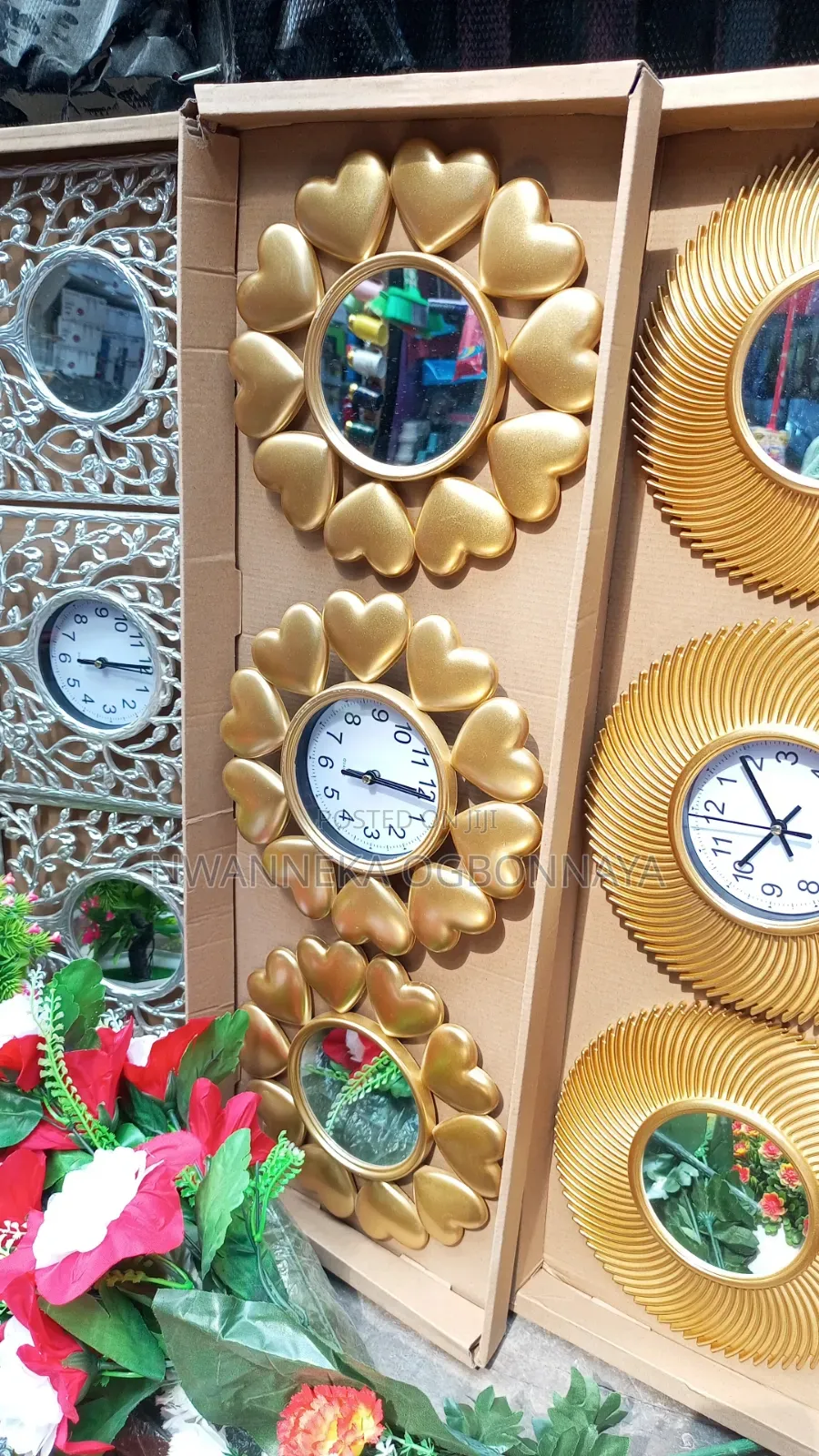 Elegant Luxury Hotel Bathroom Decorative Clocks