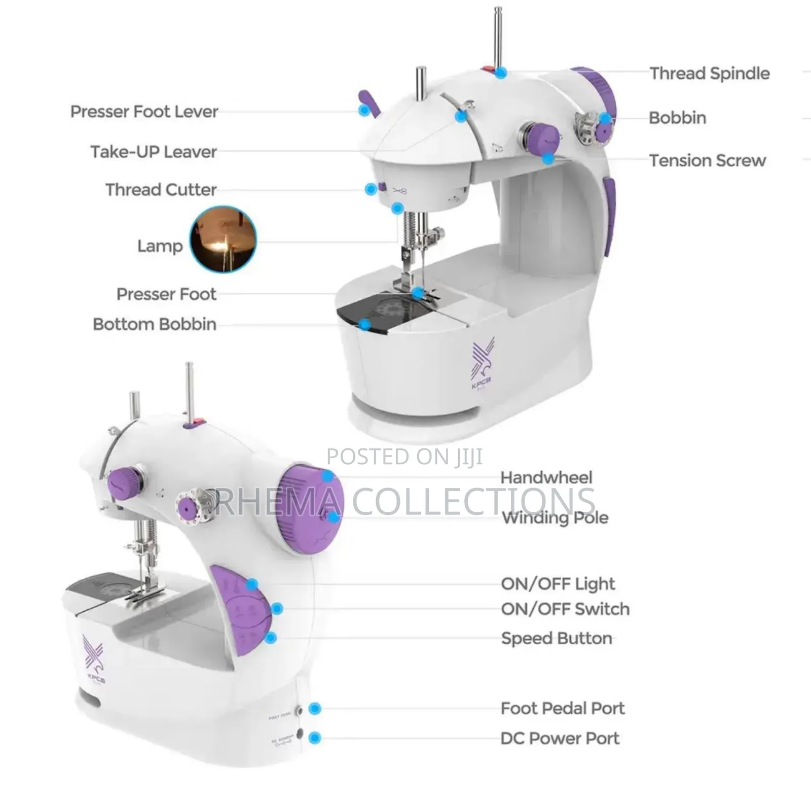 Battery-operated Electric Sewing Machine (Model Sc-5504)