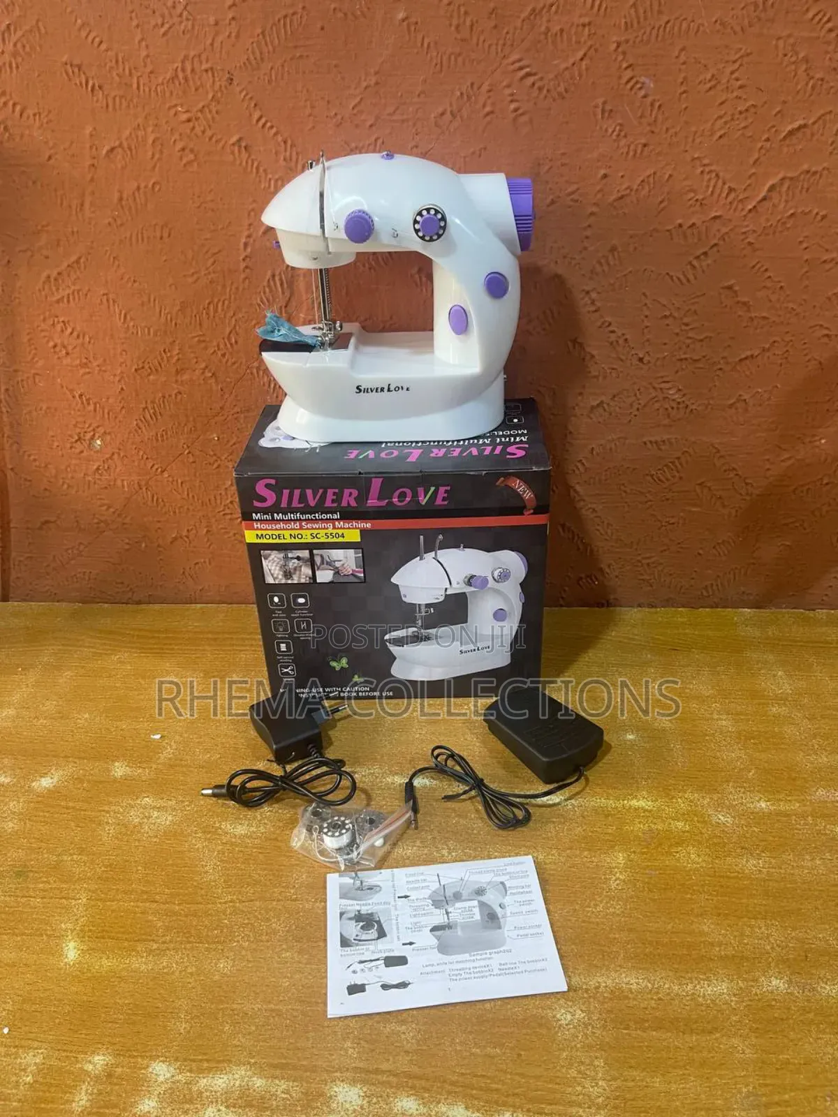 Battery-operated Electric Sewing Machine (Model Sc-5504)