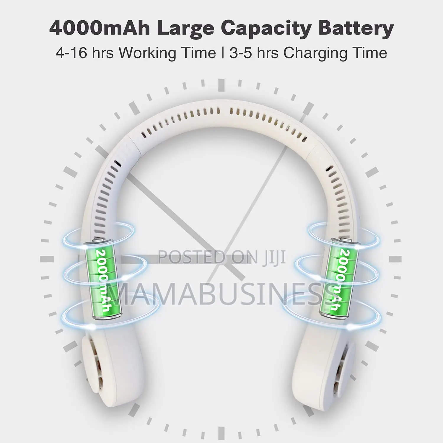 Rechargeable Neck Fan