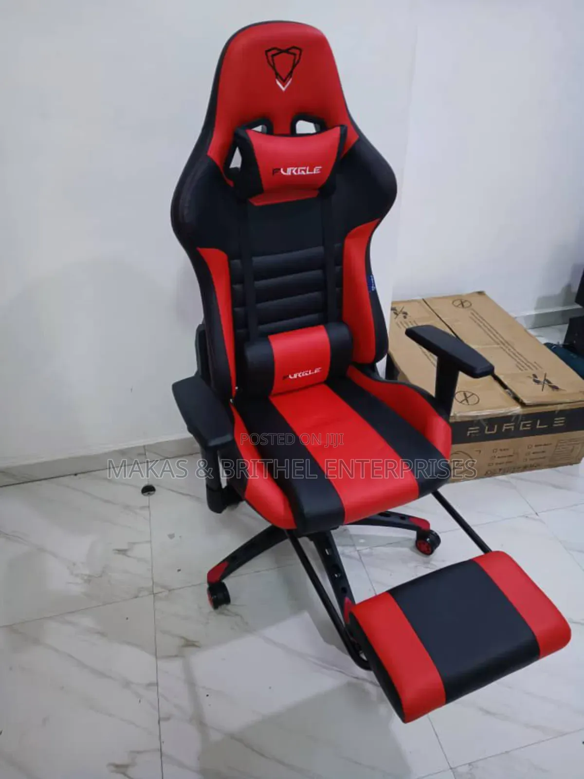 Home/Office Game Chair With Footrest