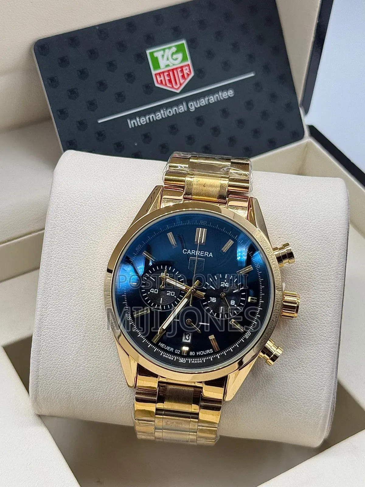 *Tagheuer Carrera Mid Grade Chronograph Chain