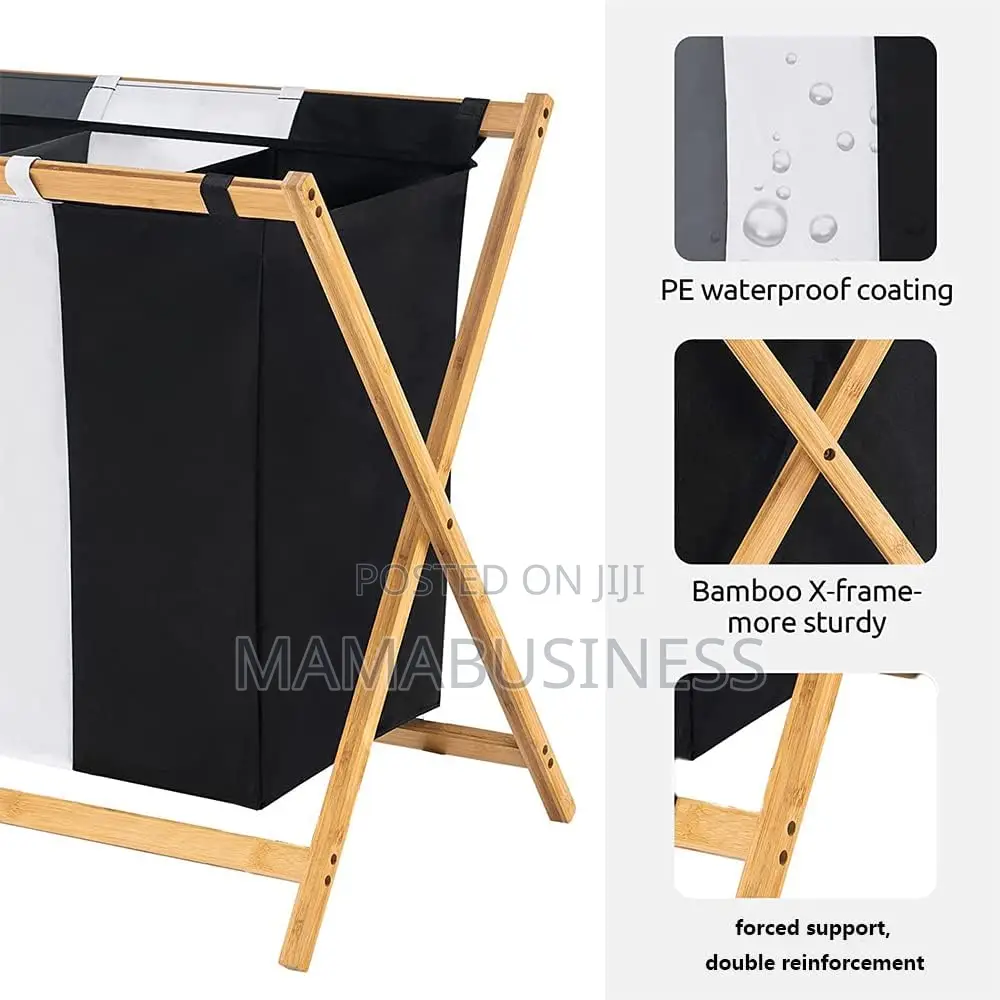 Fiona Magic 3 Partition Laundry Bag Laundry Basket
