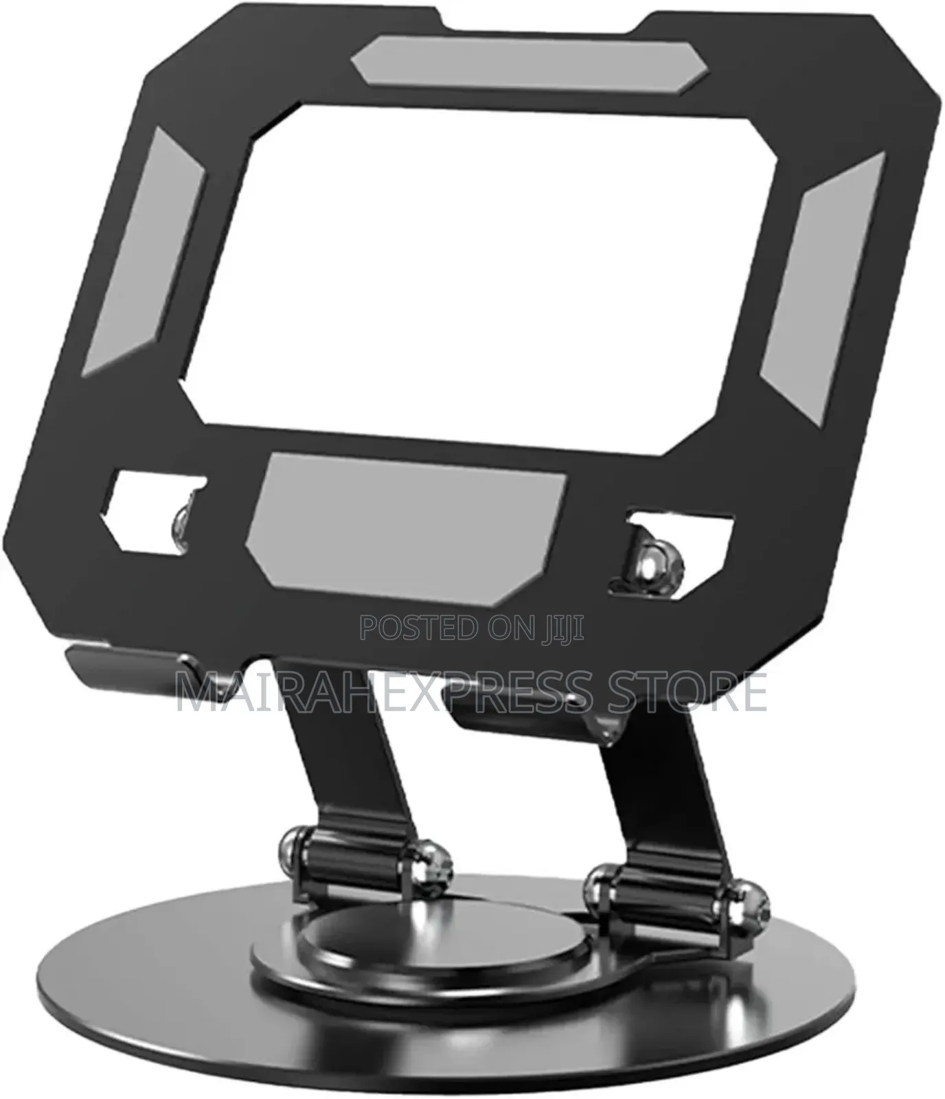 360-Degree Rotational Foldable Metal Phone/Tablet Holder