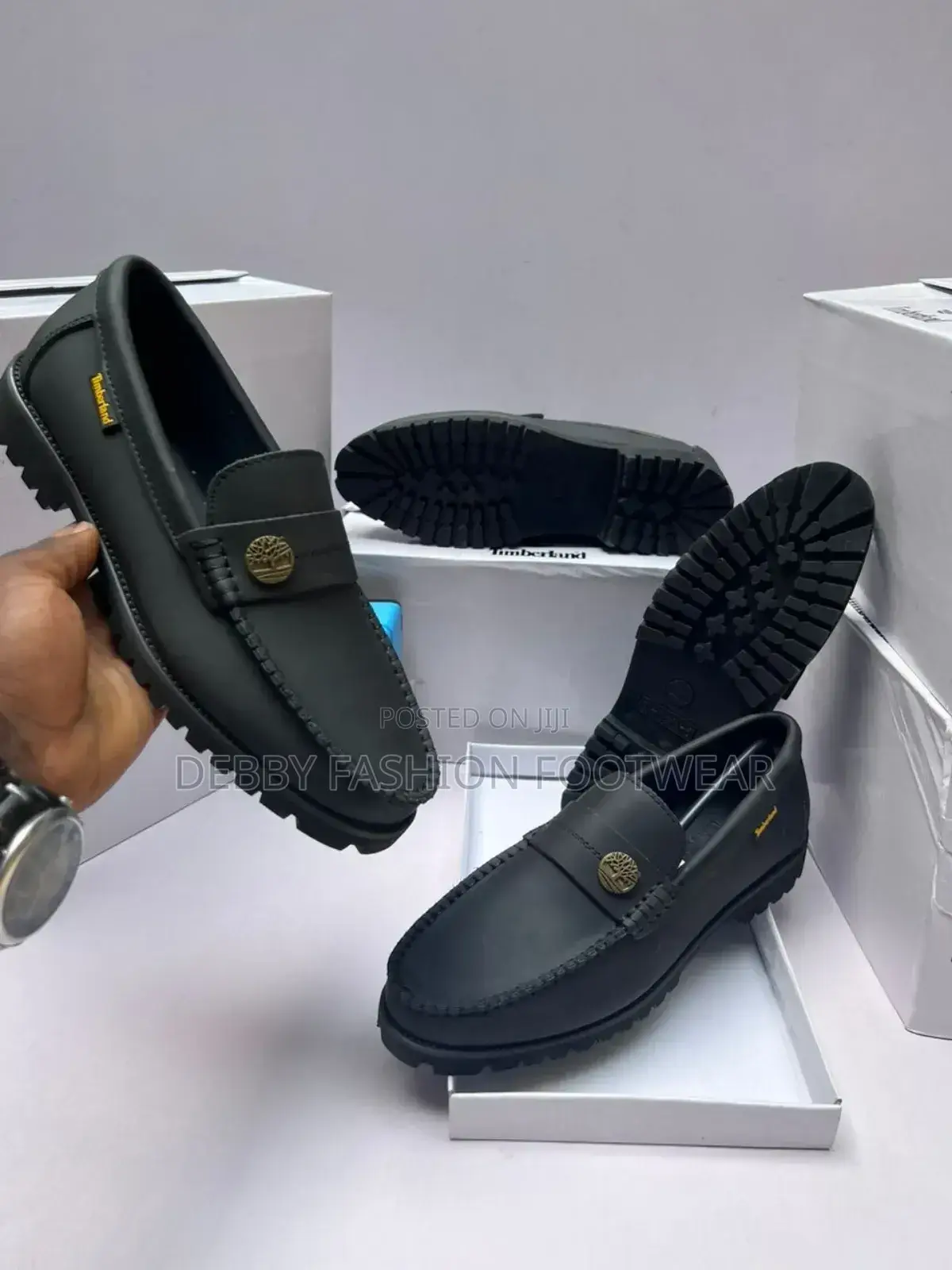 Confirm Leather Quality Loafers Timberland