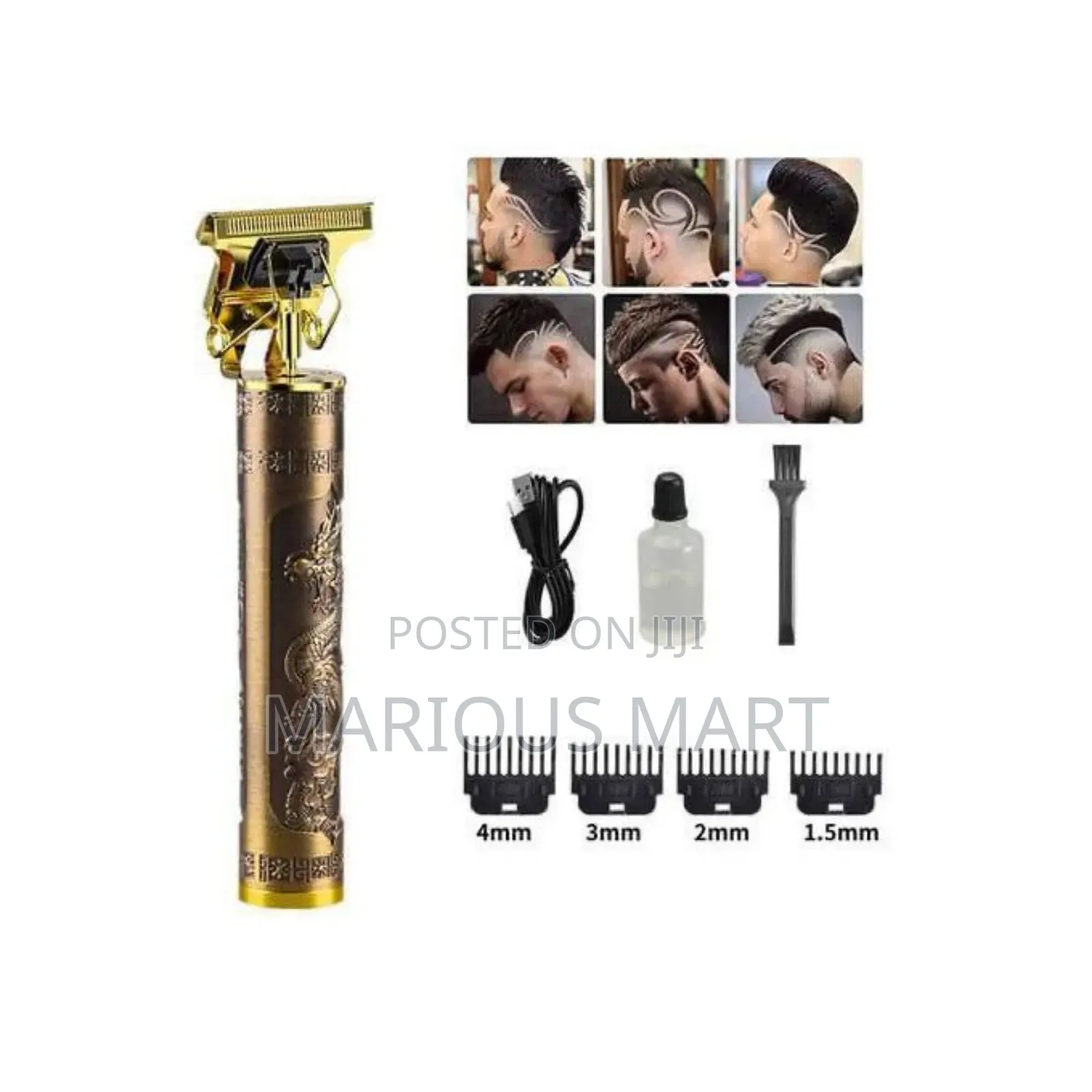 Rechargeable Hair Clipper With Led Display