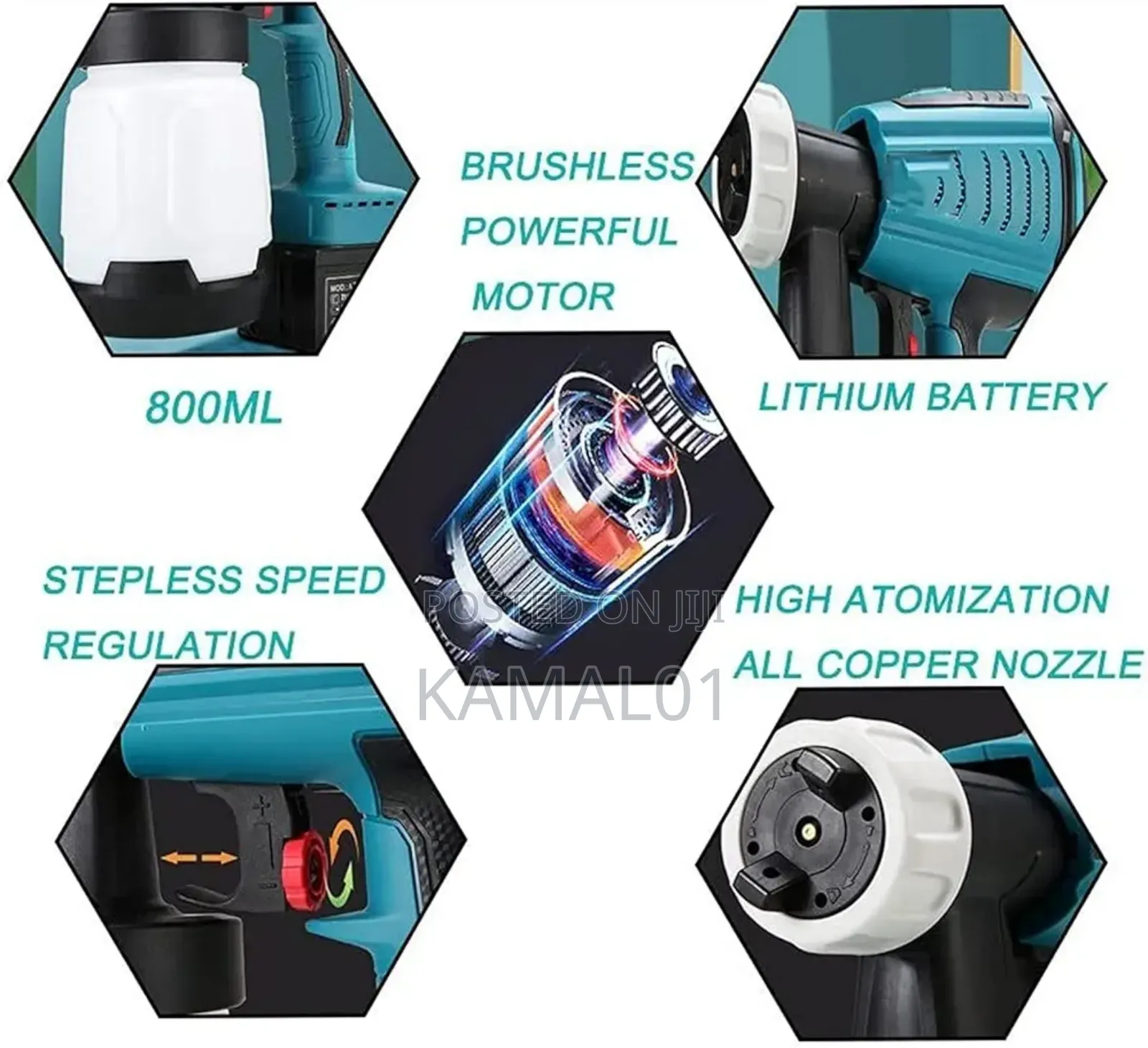 Rechargeable Paint Sprayer for Walls and Ceilings