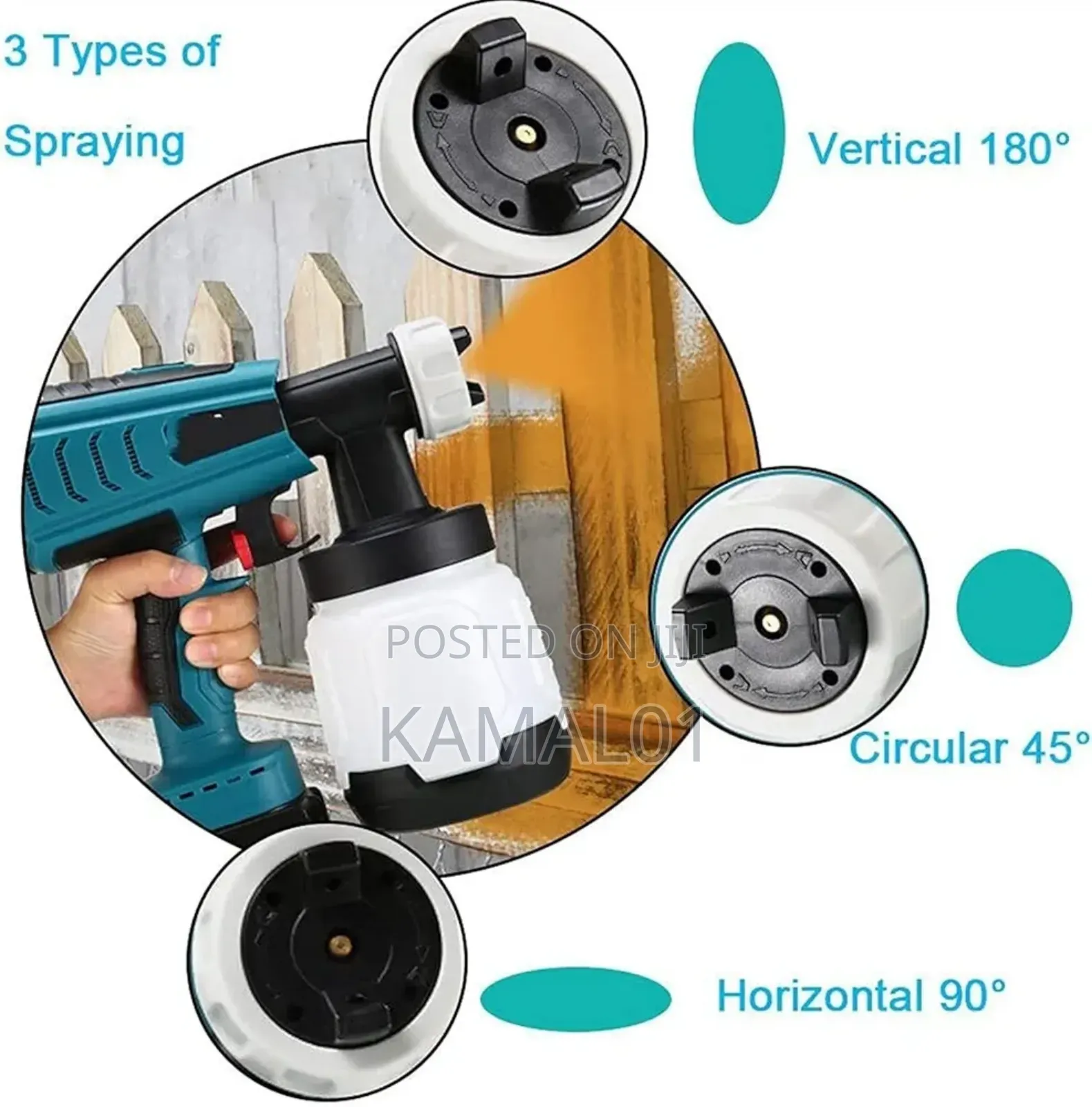 Rechargeable Paint Sprayer for Walls and Ceilings