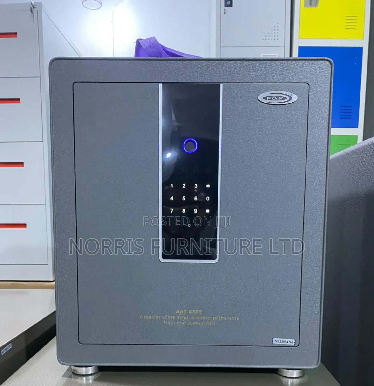 Smart Safe With Soft Digital Touch And Biometric
