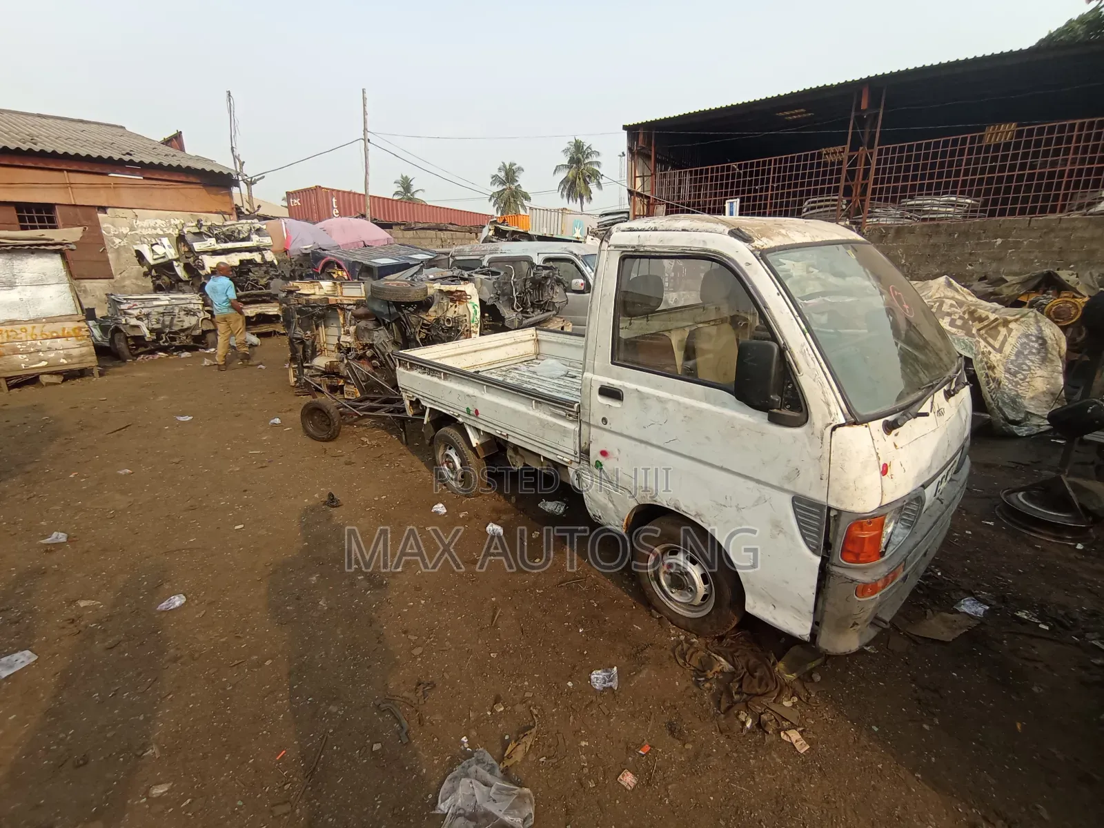 Old Model Daihatsu Hijet Truck 2007 White