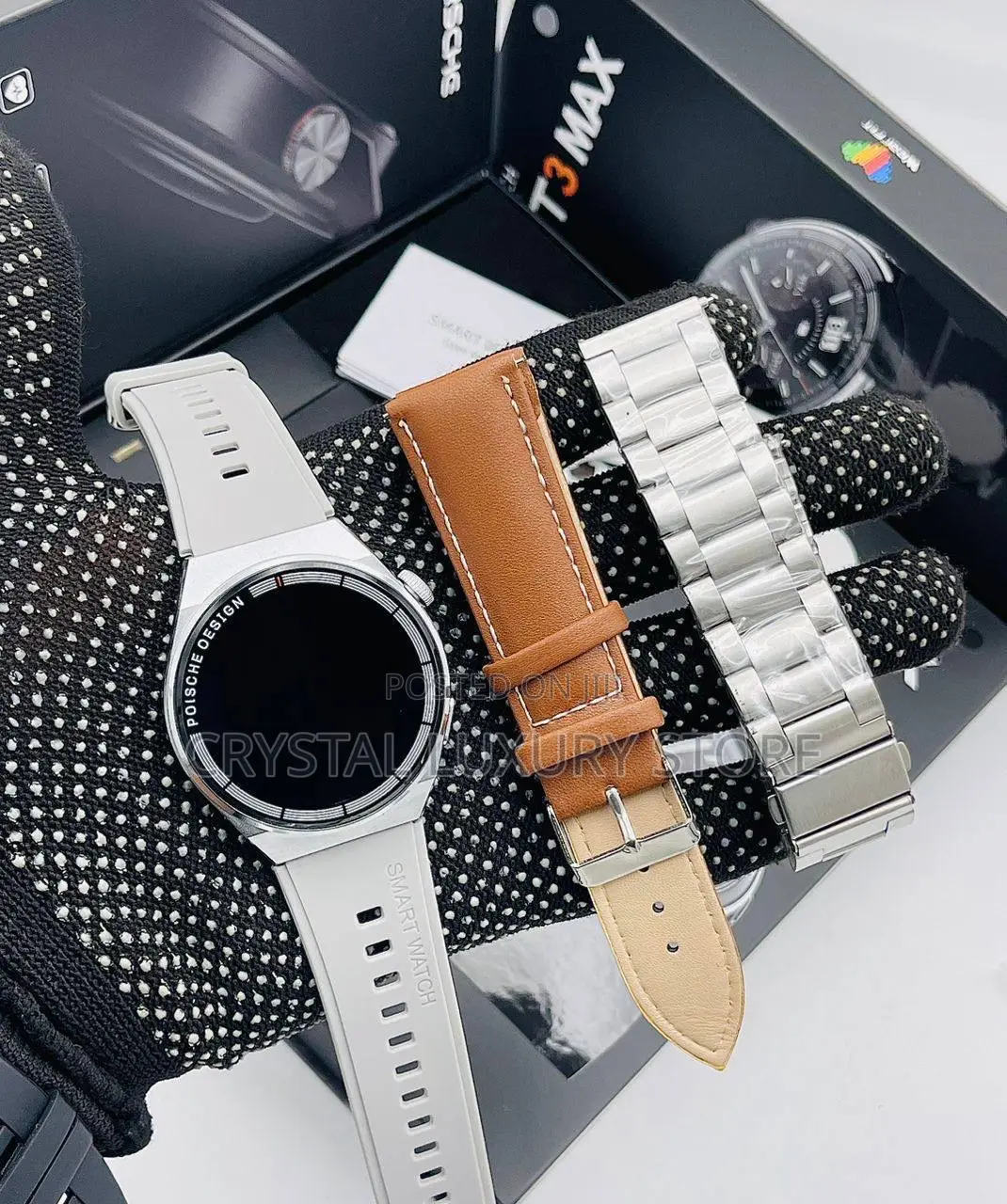 Top Quality Men Genuine Leather Wristwatch