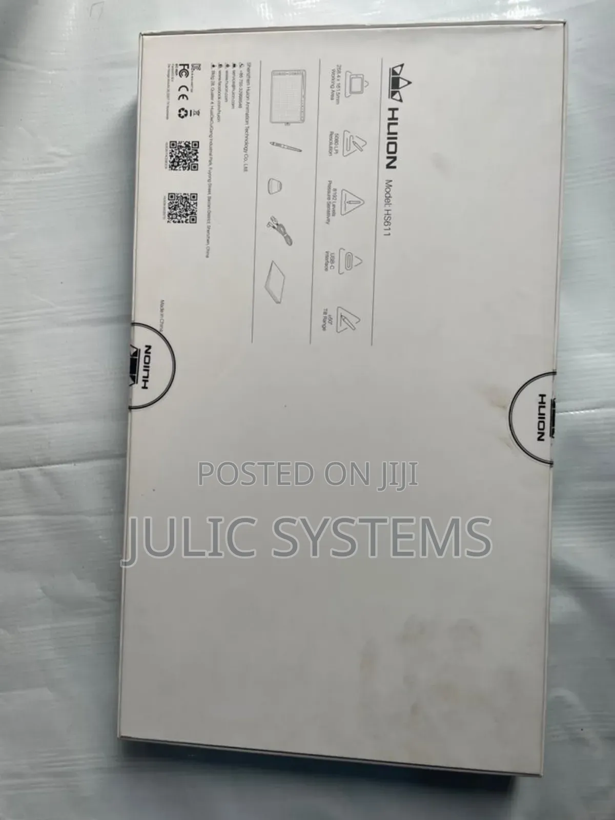 HUION HS611 Graphics Drawing Tablet Android With Digital Art