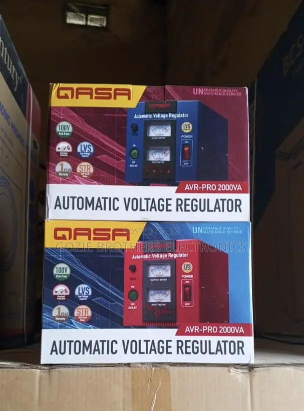 Qasa 2000 Watts Stabilizer (2000va) Analogue Display