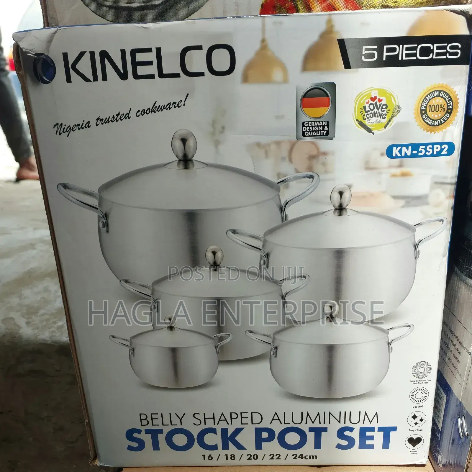 10pcs Belly Shaped Aluminum Pot