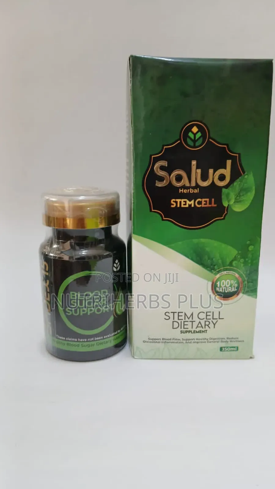 SPIDEX 15 + Salud Stem Cell Supplement for Blood Sugar Level