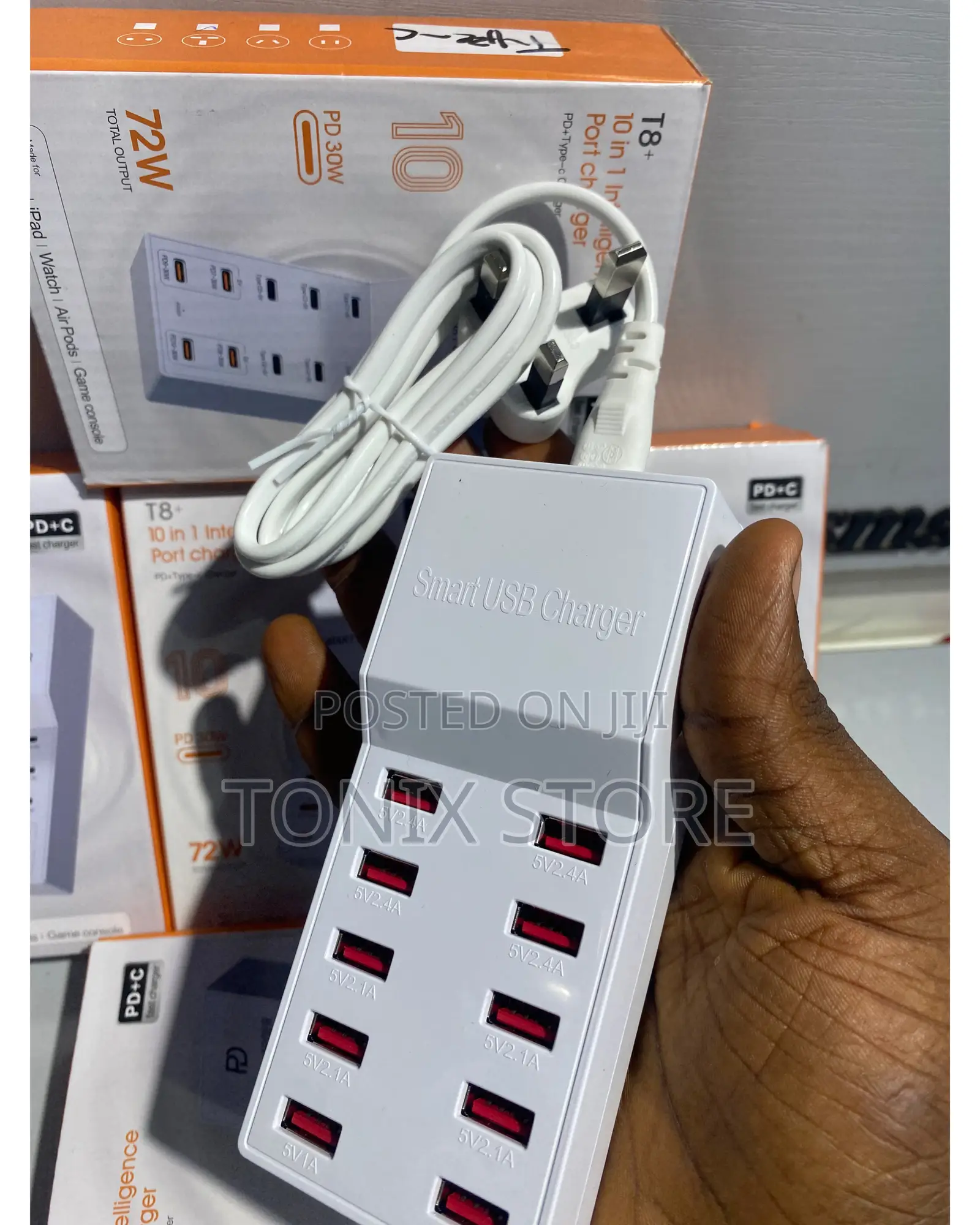 10 In1 Intelligence USB Port Charger