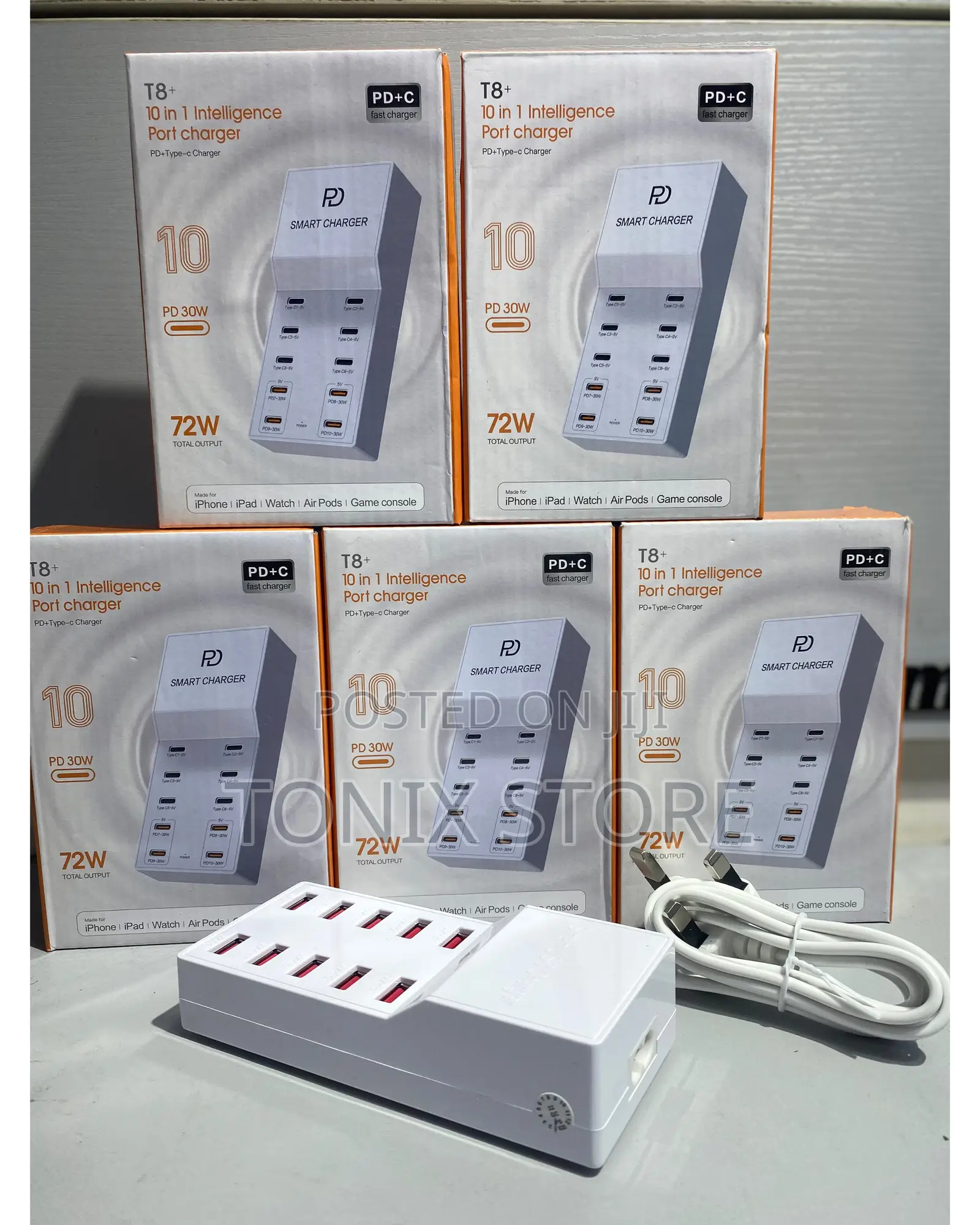 10 In1 Intelligence USB Port Charger