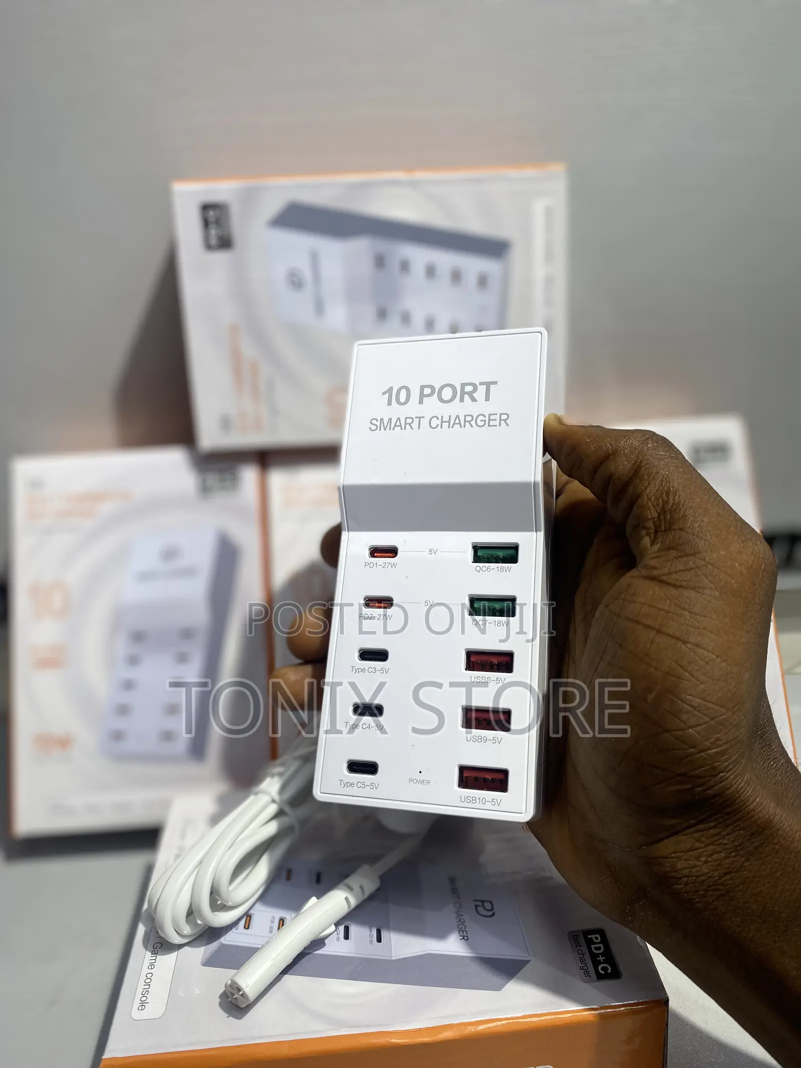 50w 10 Port Type C and Usb Multifunctional Charger
