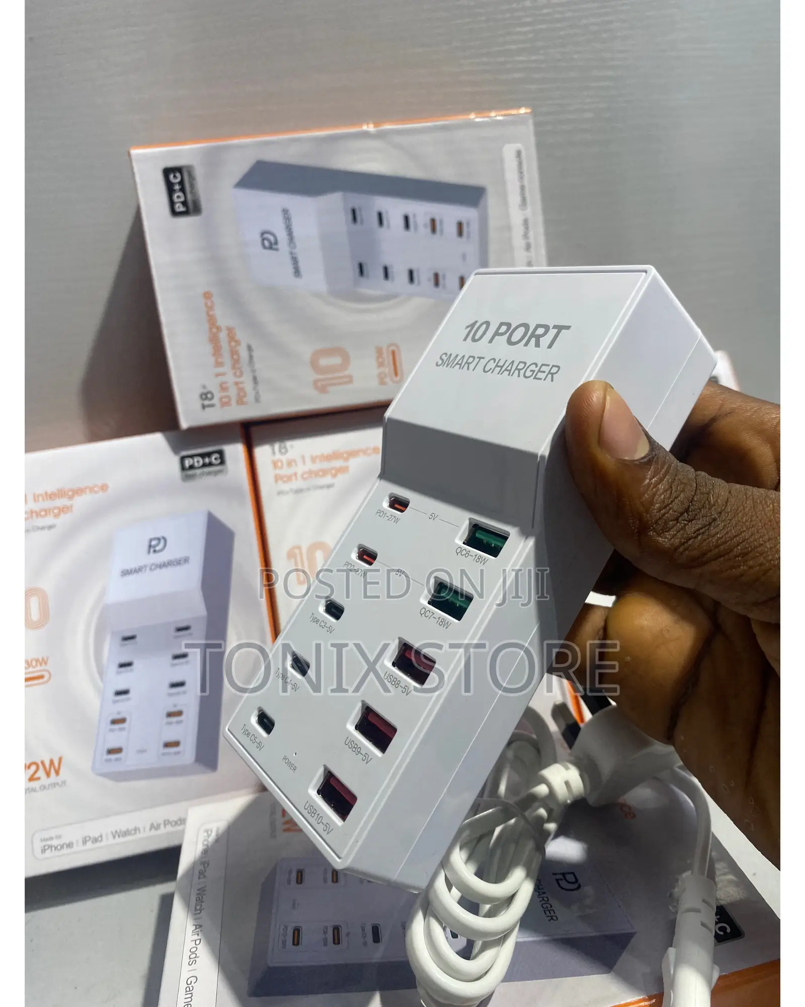 50w 10 Port Type C and Usb Multifunctional Charger