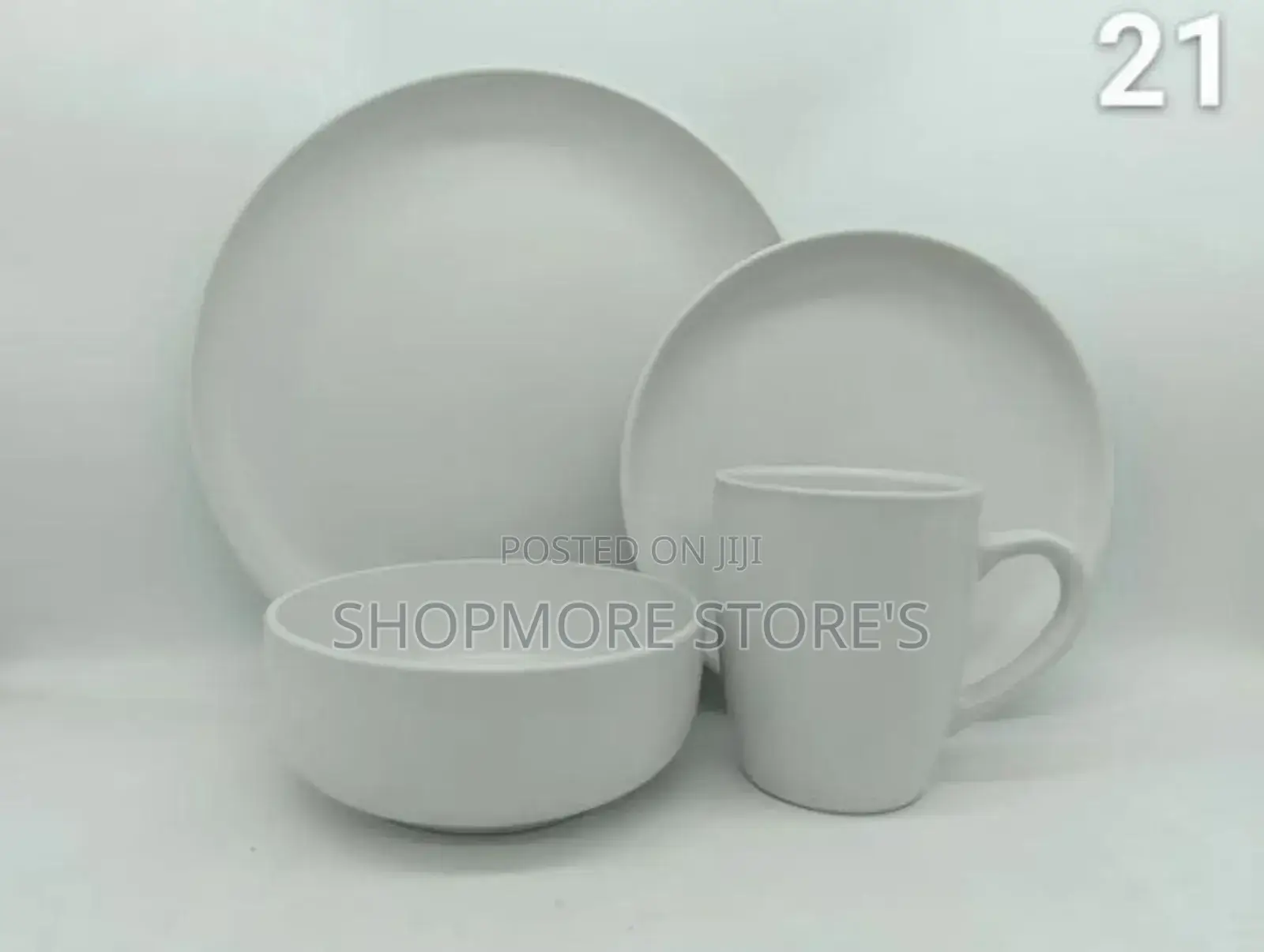 16 Pieces Glass Dishing Plate and Cup