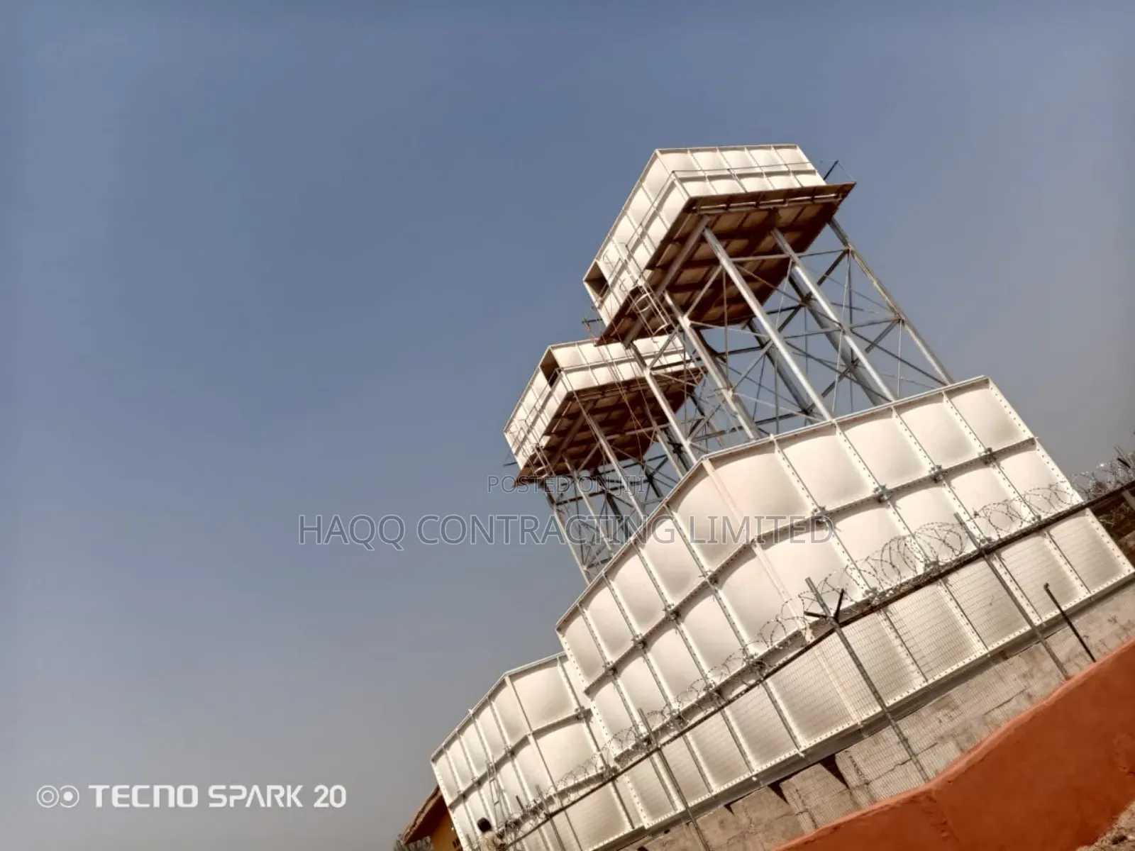Sectional Fibreglass FRPGRP Water Tank