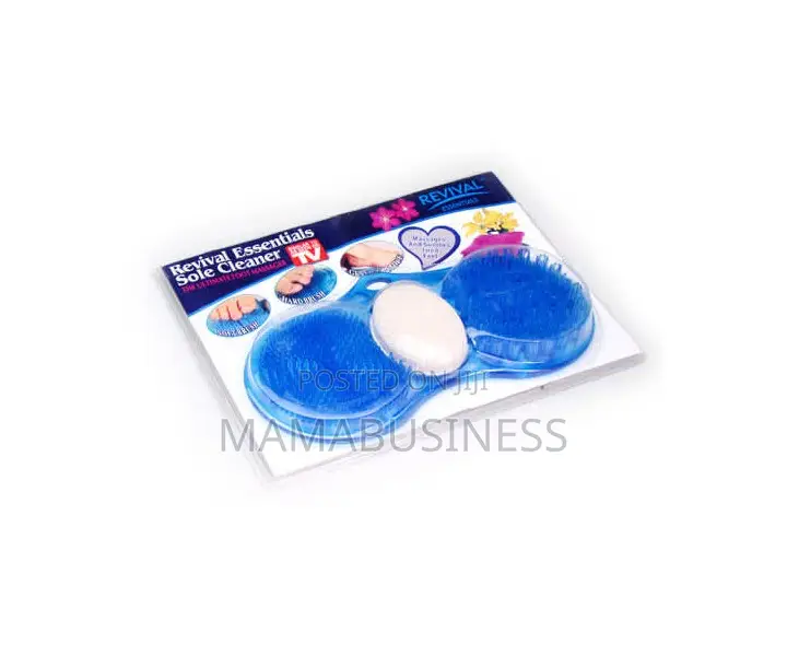 Revival Essentials Sole Cleaner Foot Massager - Blue