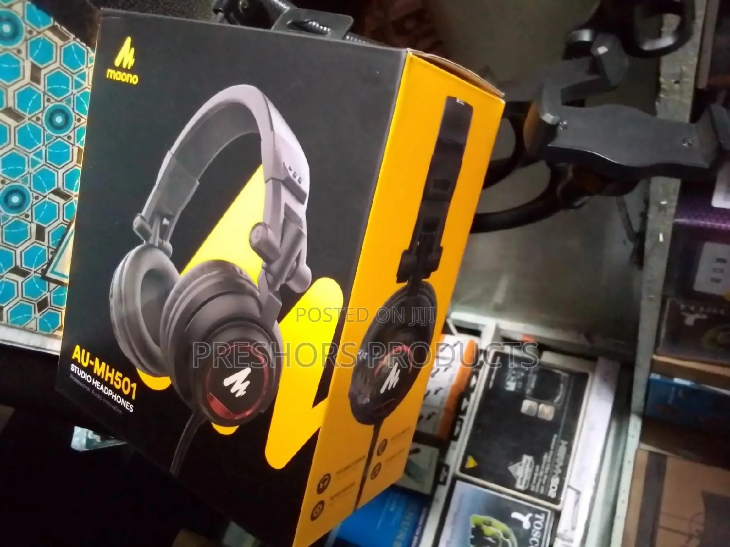 Au-Mh501 Professional DJ Studio Wire Headohone