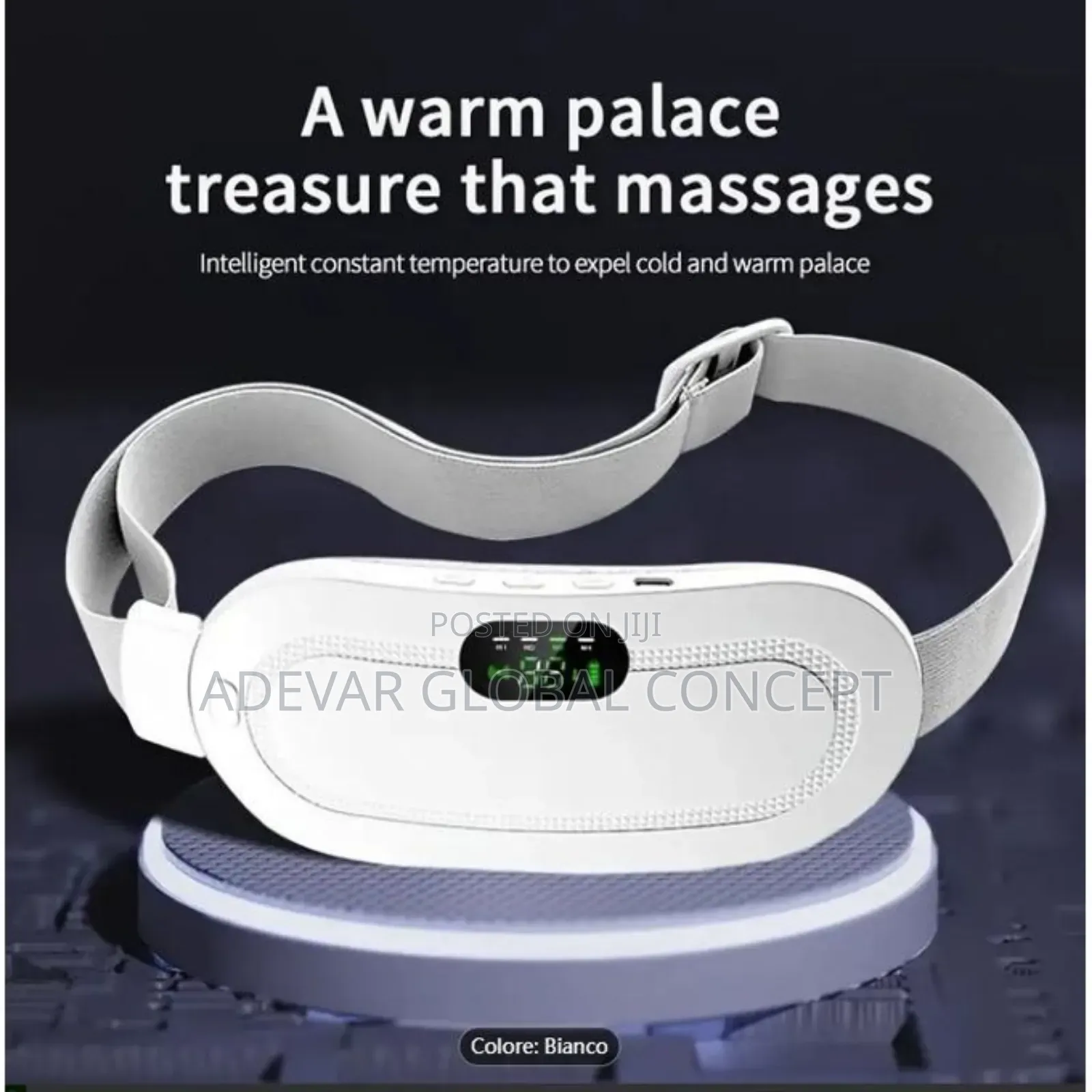 Women Heating Pain Relief Menstrual Massager Ladies Cramps