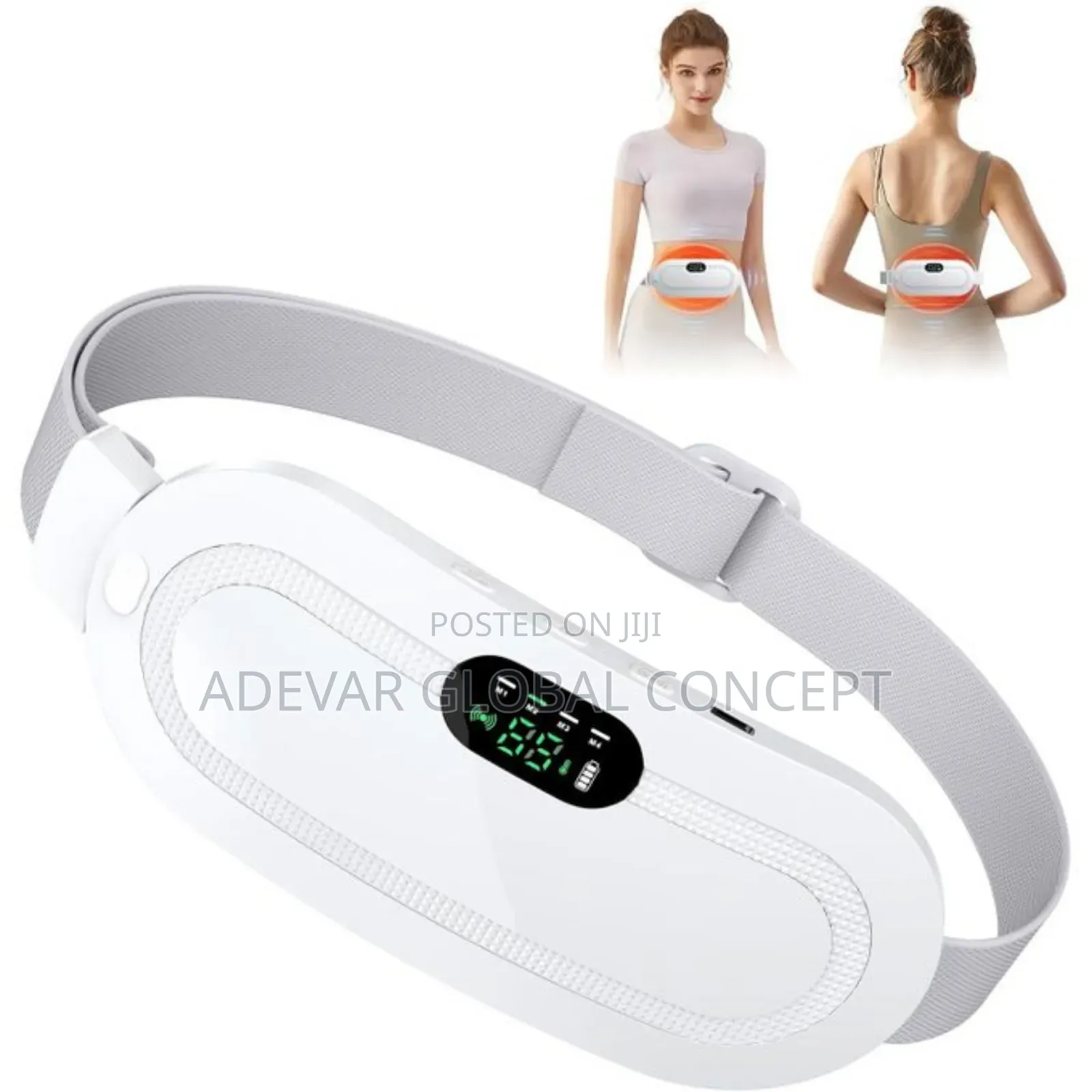 Women Heating Pain Relief Menstrual Massager Ladies Cramps
