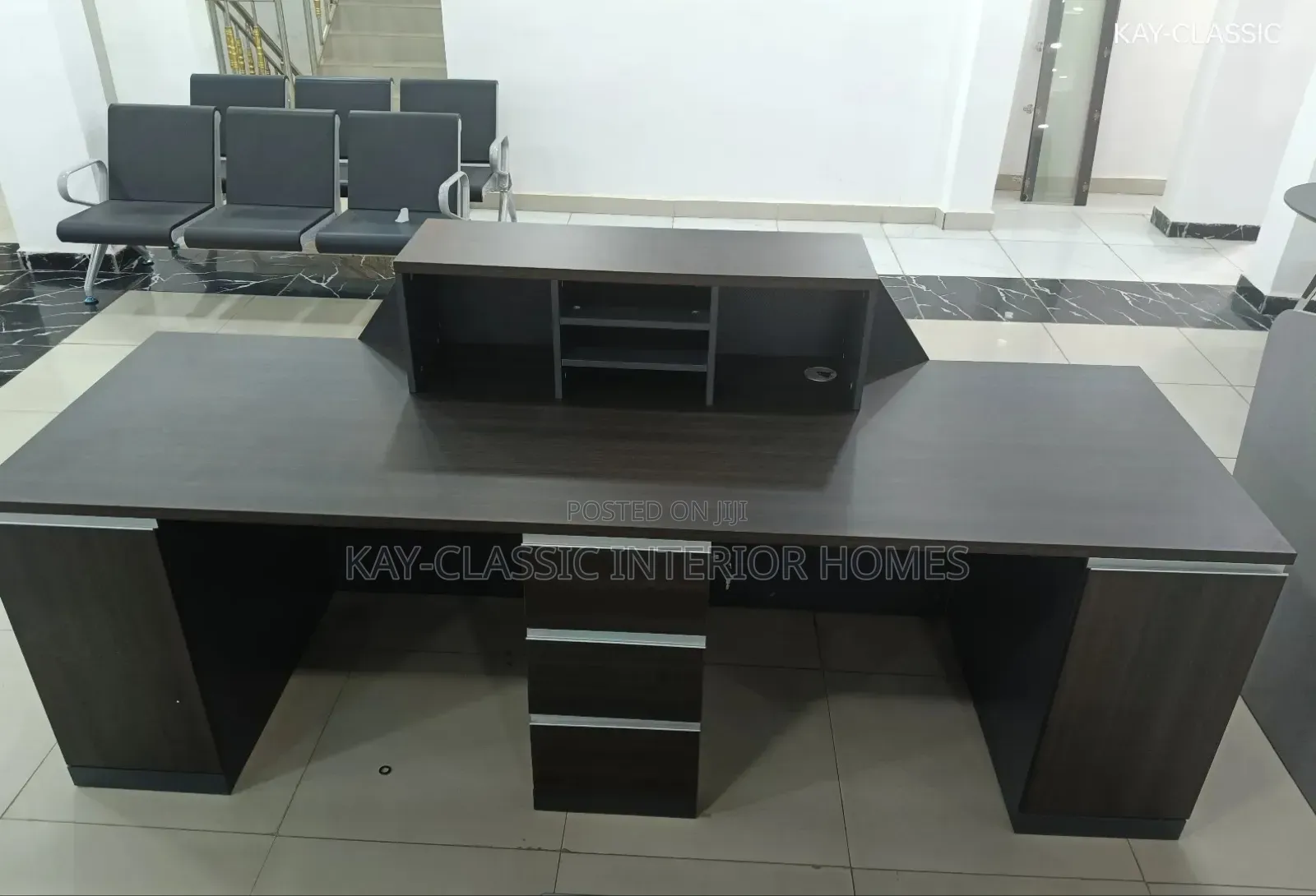 Two in One Receptionist Desks With Door and Drowers
