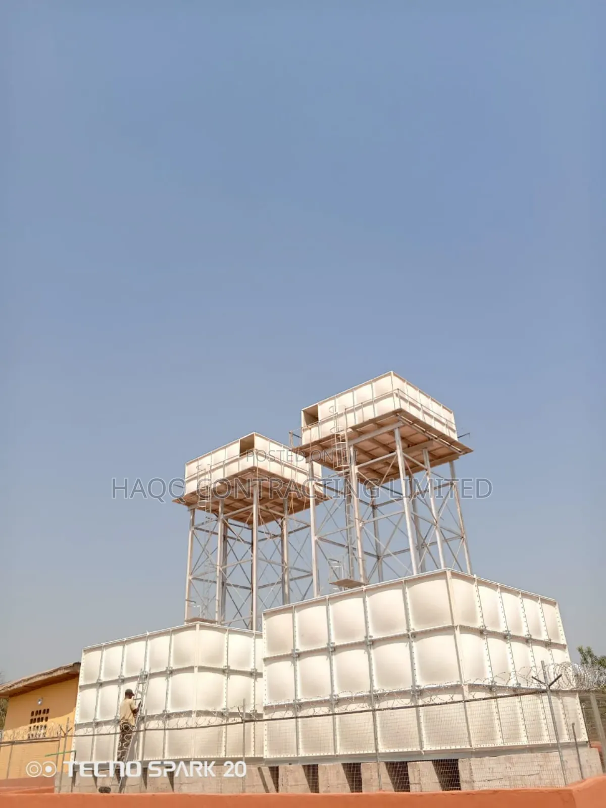 Fibreglass FRP, GRP Water Storage Tank Professionals