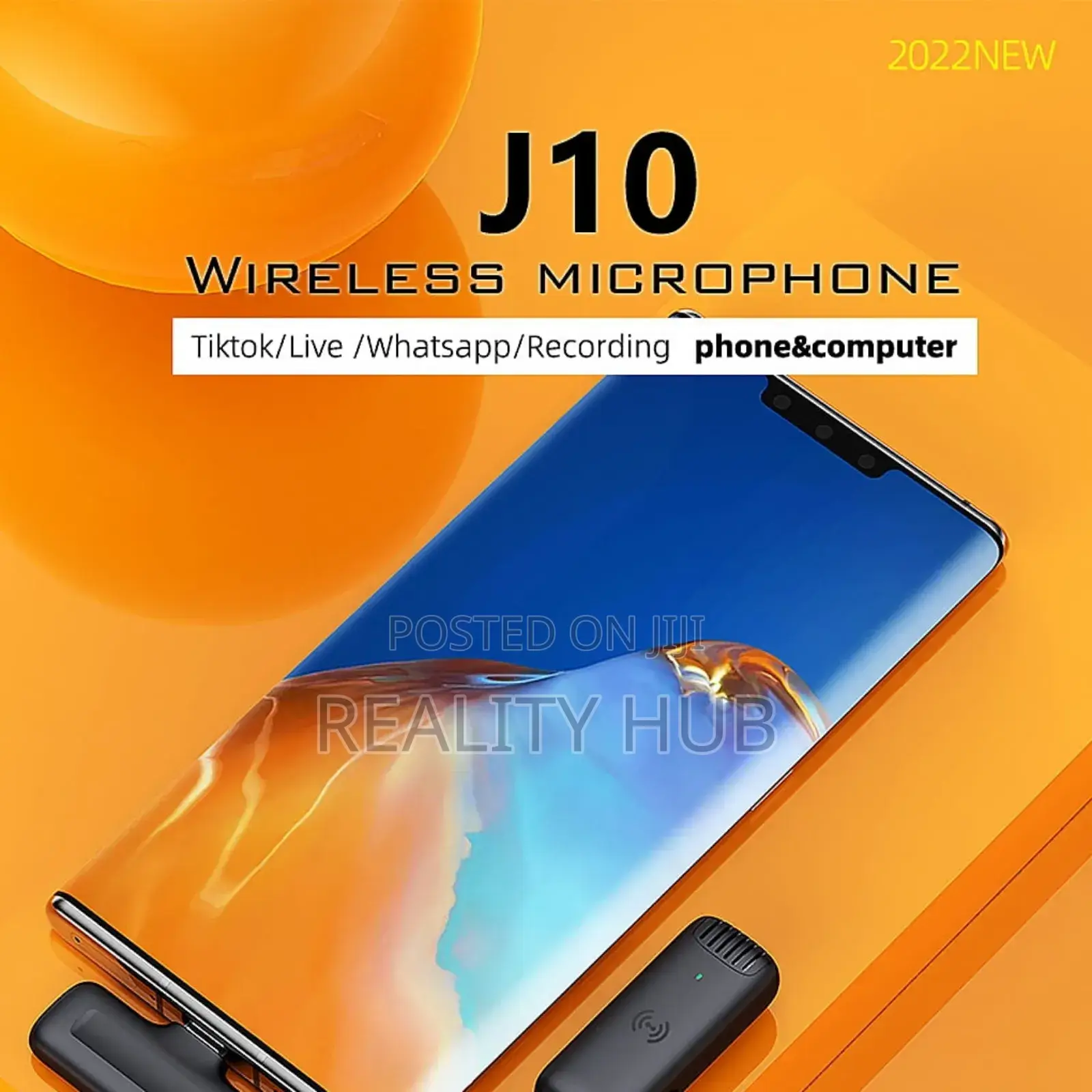 Wireless Microphone Portable Receiver Sound Card J13 Type-C