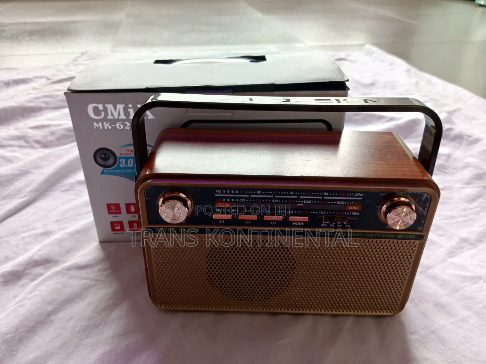 Fm/Am/Sw 3 Band/Bt- Speaker/Usb/Tf/Aux Radio