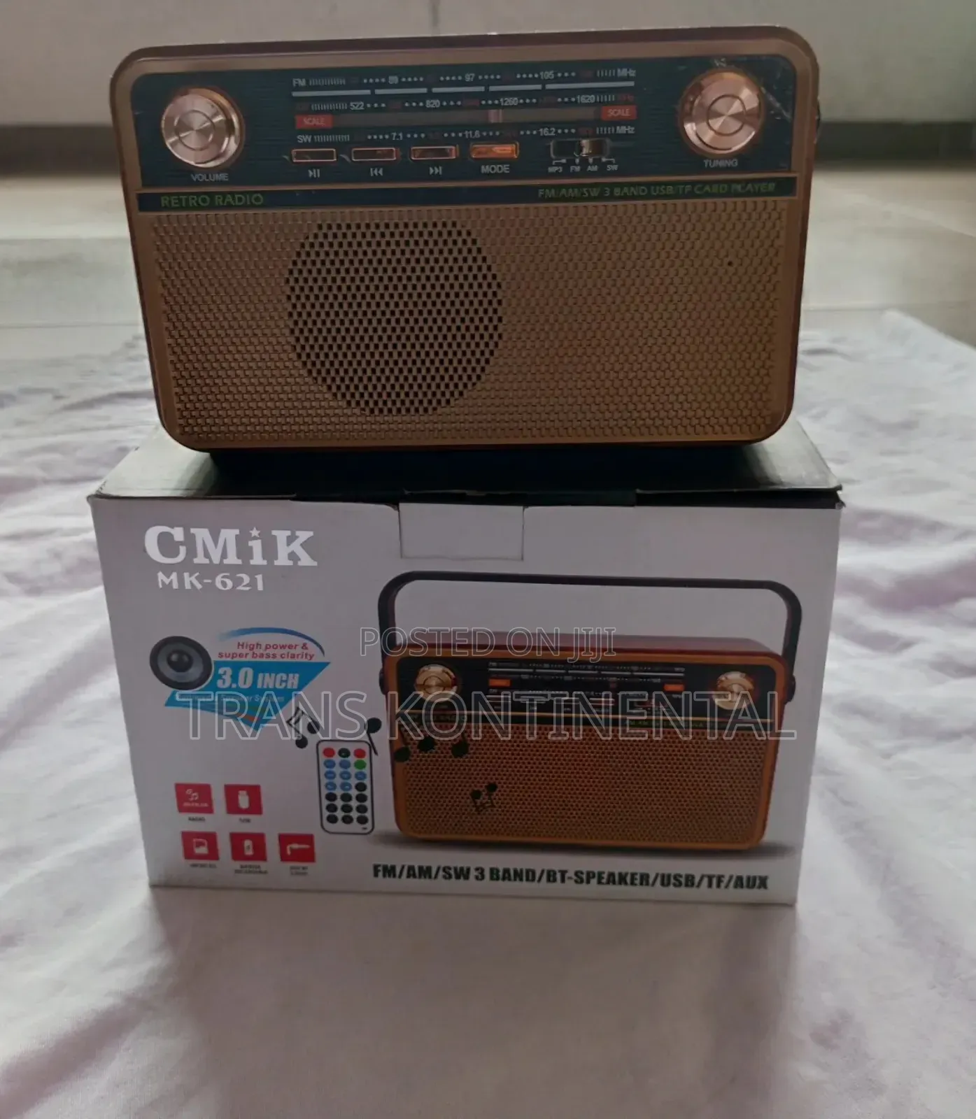 Fm/Am/Sw 3 Band/Bt- Speaker/Usb/Tf/Aux Radio
