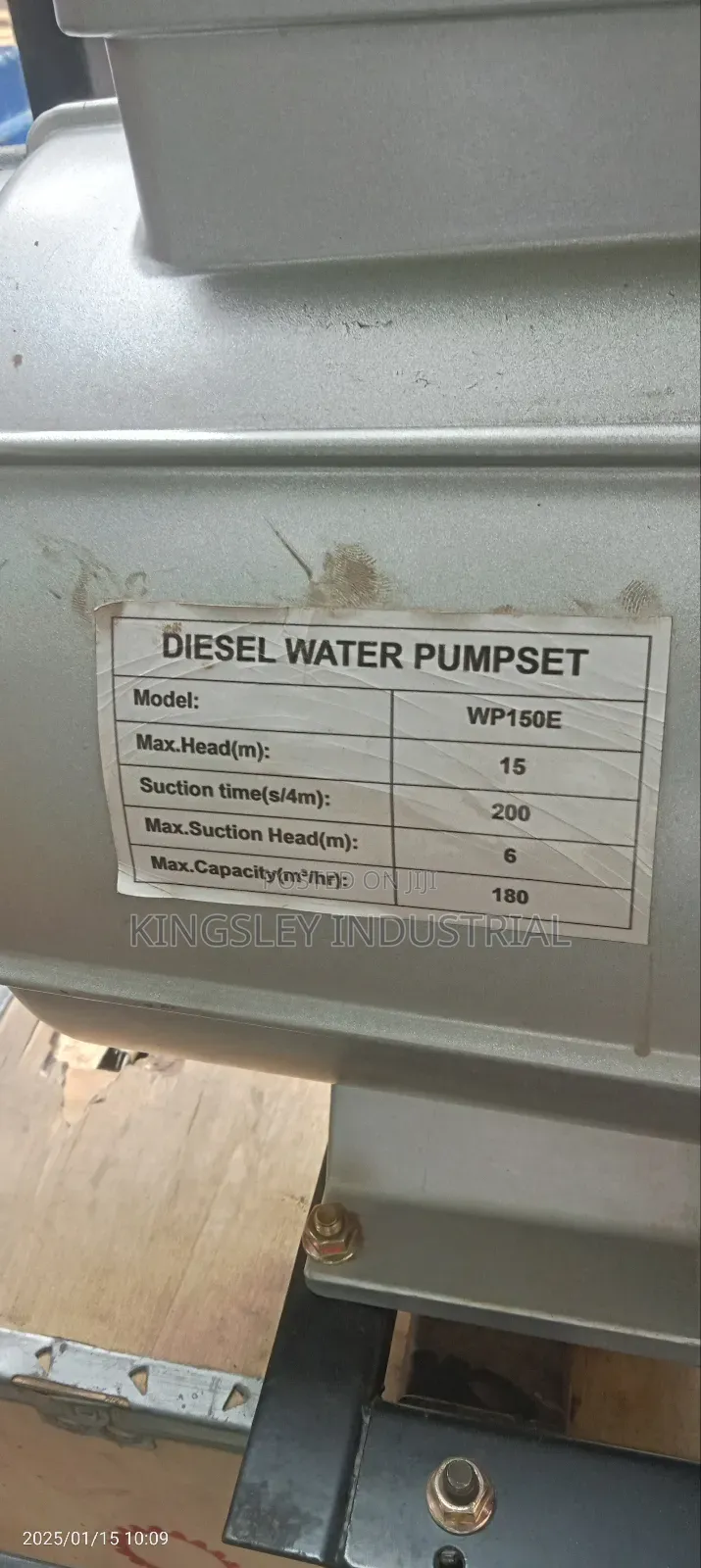 High Pressure Diesel Engine Water Pump 20hp 6''inches