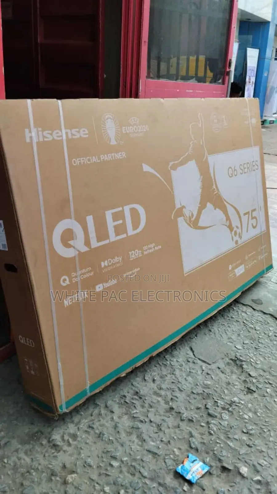 Latest Model>Hisense Qled 75"Inch Smart Flameless Tv(75q6n )