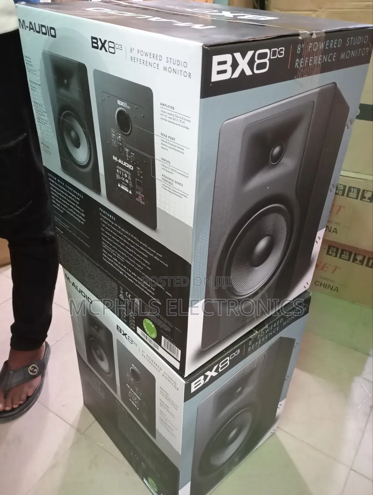 M-audio Bx8-d3 Studio 2-way Active Studio Monitor Speakers