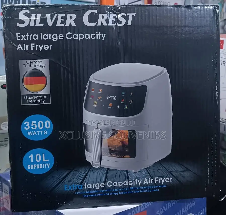 10liter Extra Large Capacity Silver Crest Air Fryer