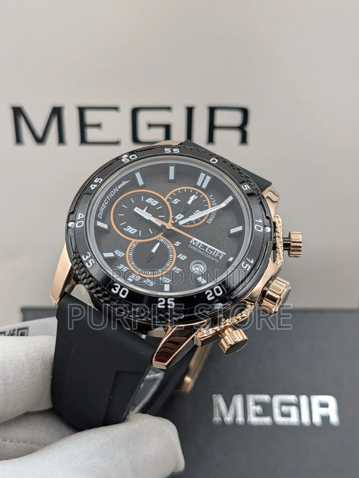 Megir Quality Chronograph Wristwatch Fully Boxed