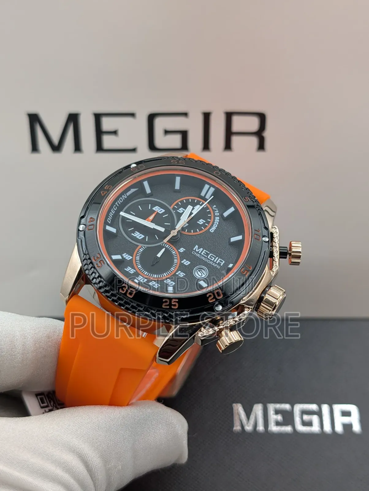 Megir Quality Chronograph Wristwatch Fully Boxed
