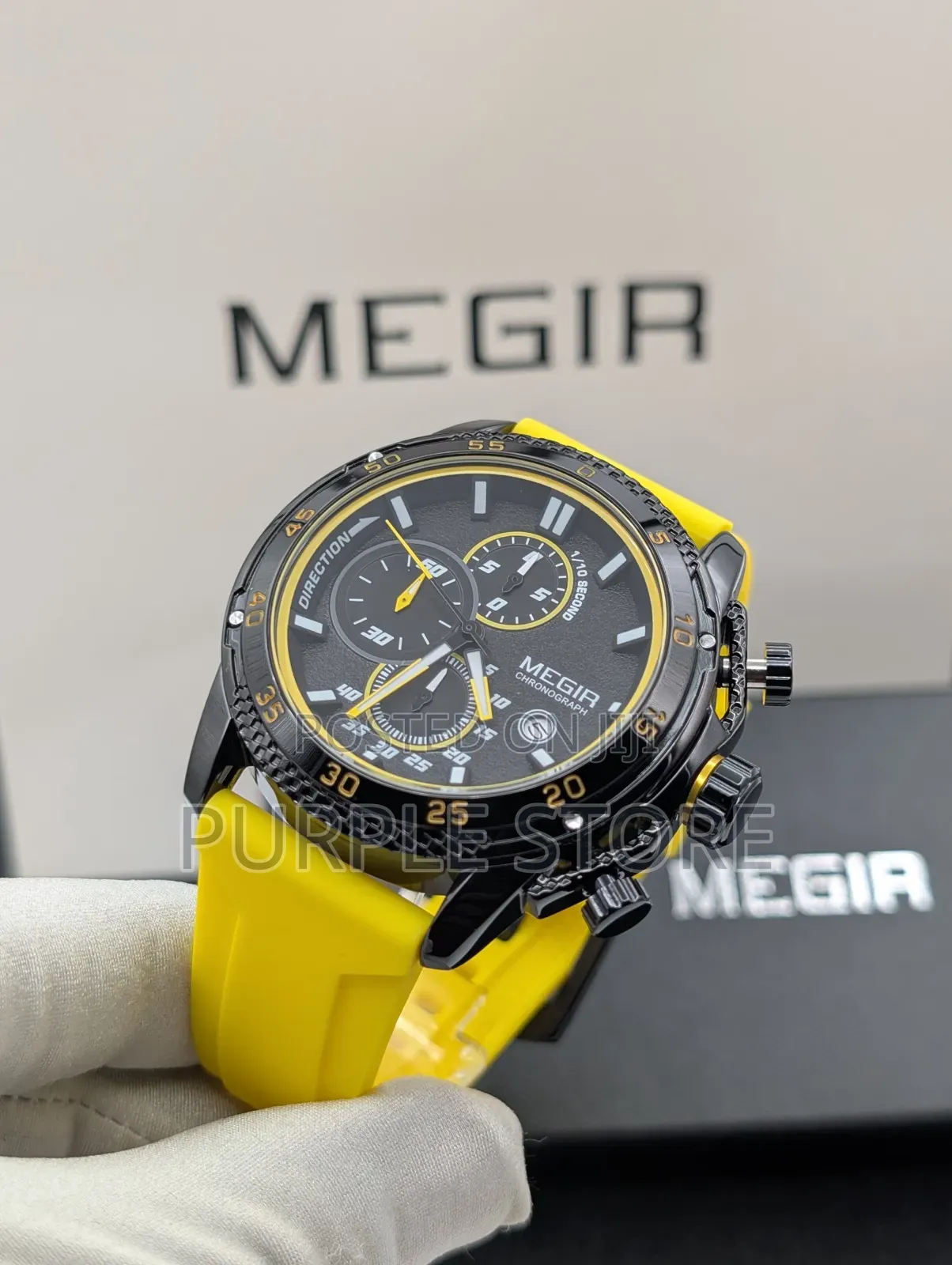 Megir Quality Chronograph Wristwatch Fully Boxed